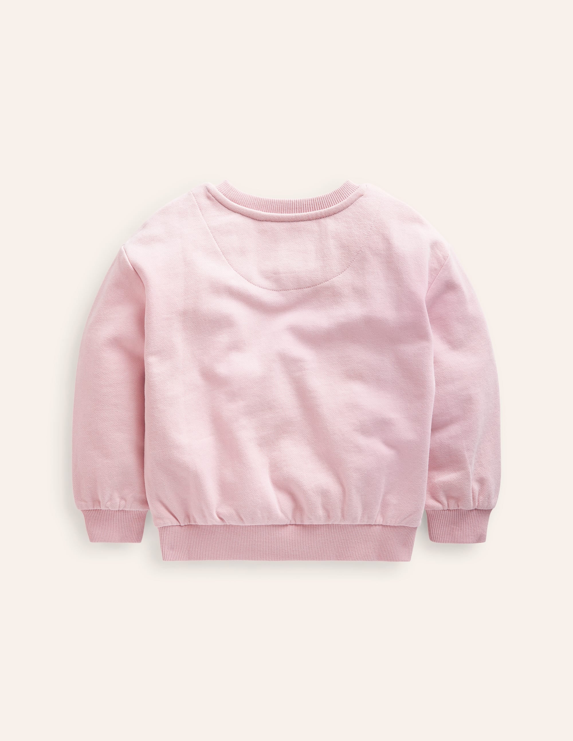 Printed Stripe Sweatshirt-Ballet Pink Multi Chest Stripe - Image 2