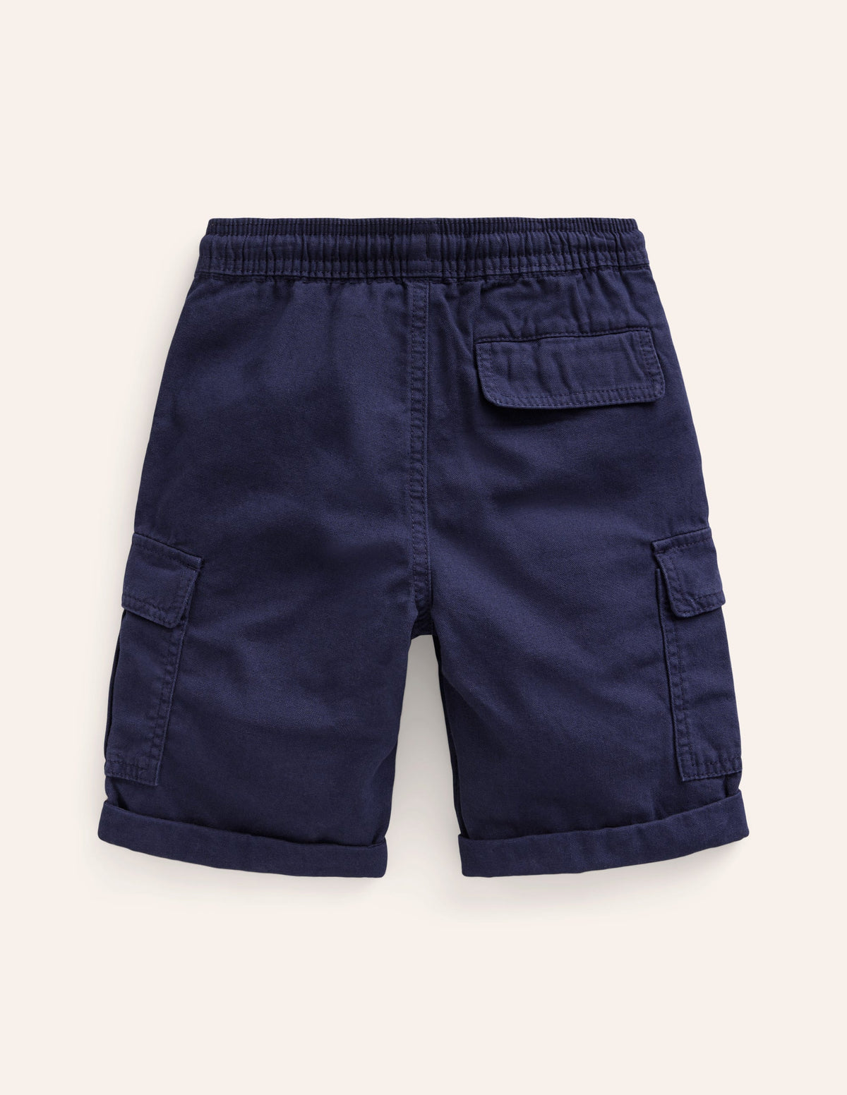 Garment Dye Cargo Shorts-College Navy-2