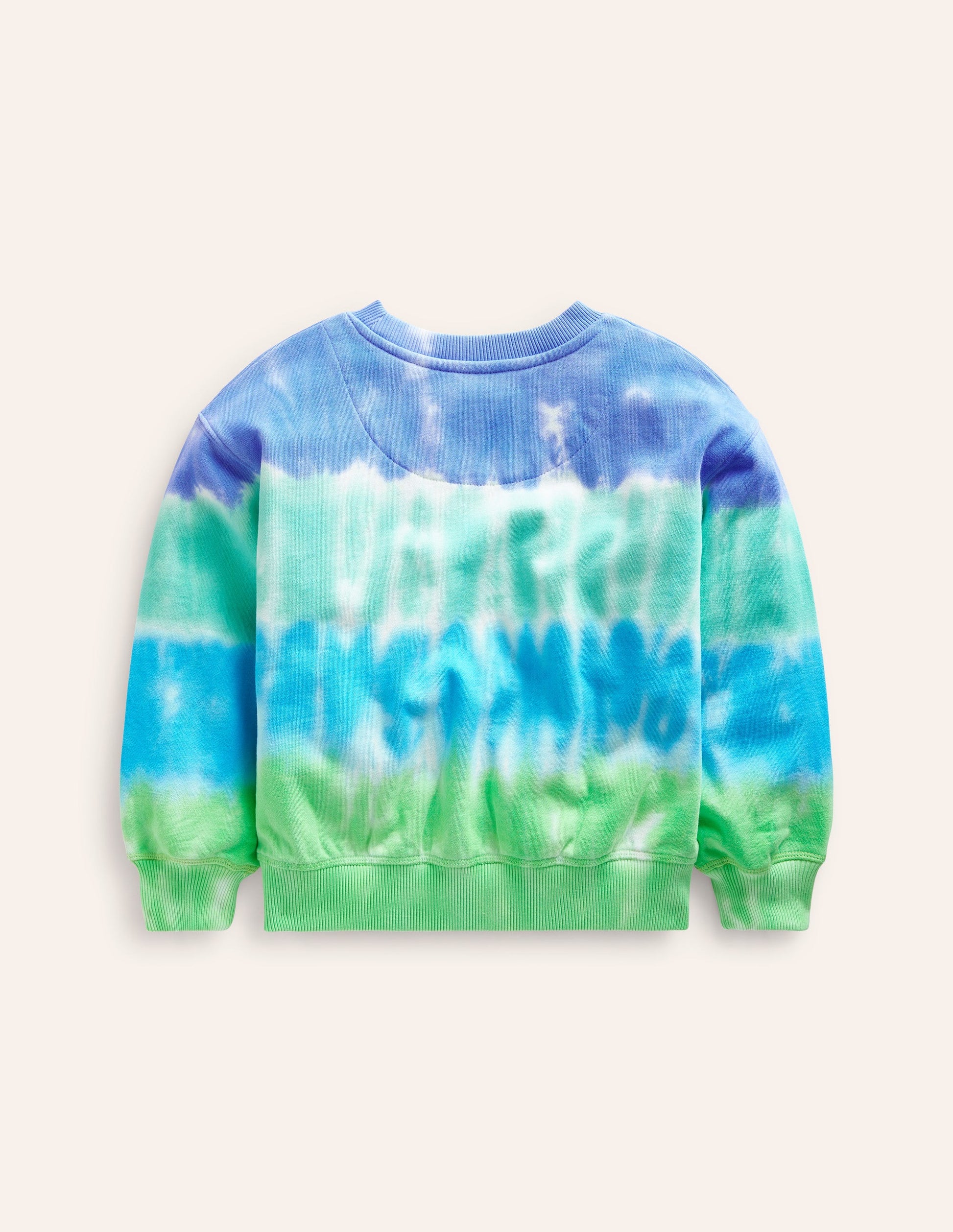 Tie Dye Sweatshirt-Blue Tie Dye-2