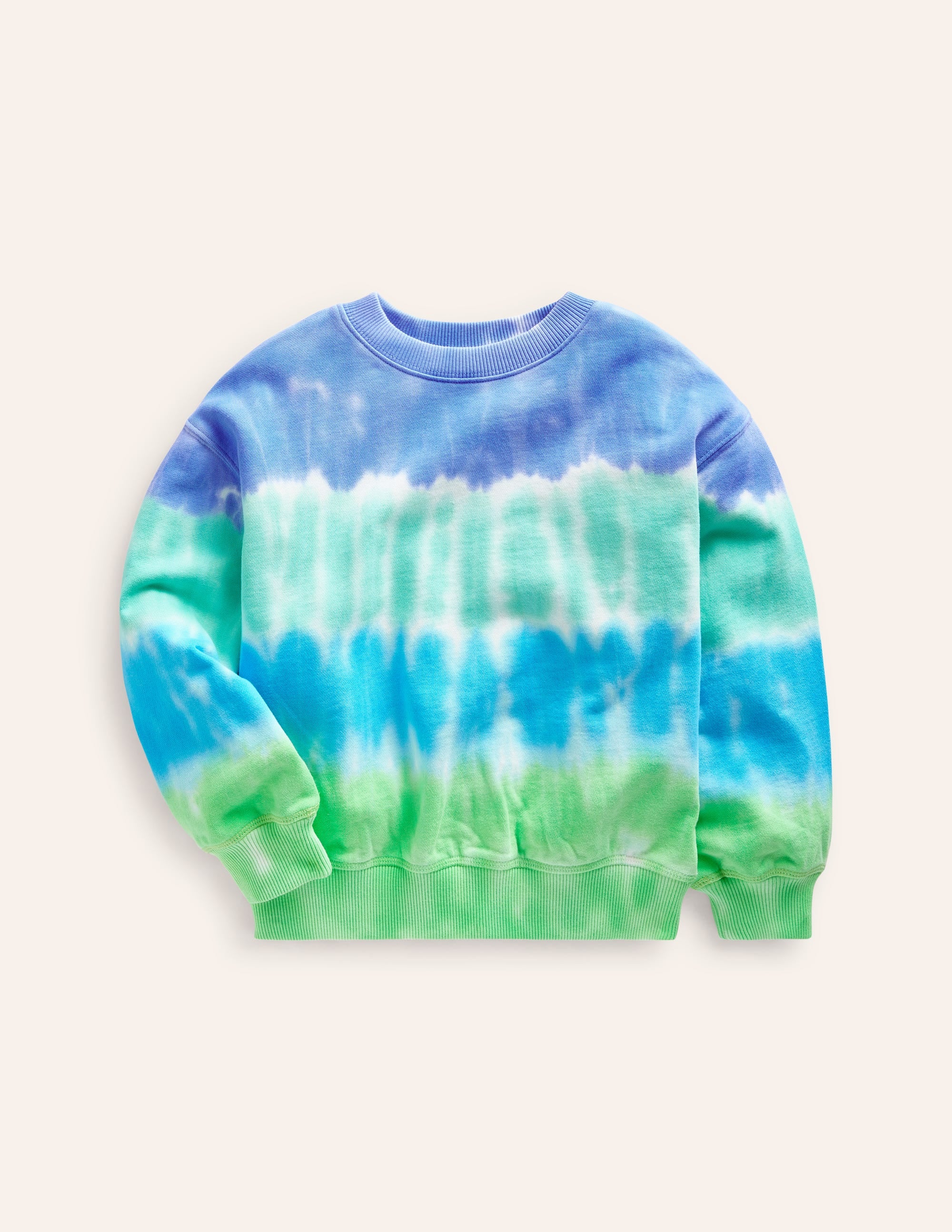 Tie Dye Sweatshirt-Blue Tie Dye - Image 1