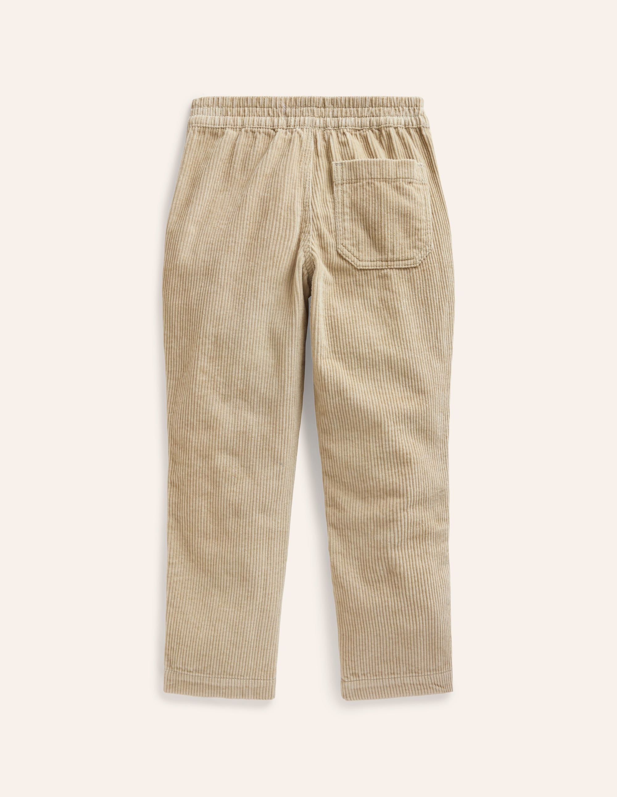 Pull-on Cord Trousers-Soft Stone - Image 2