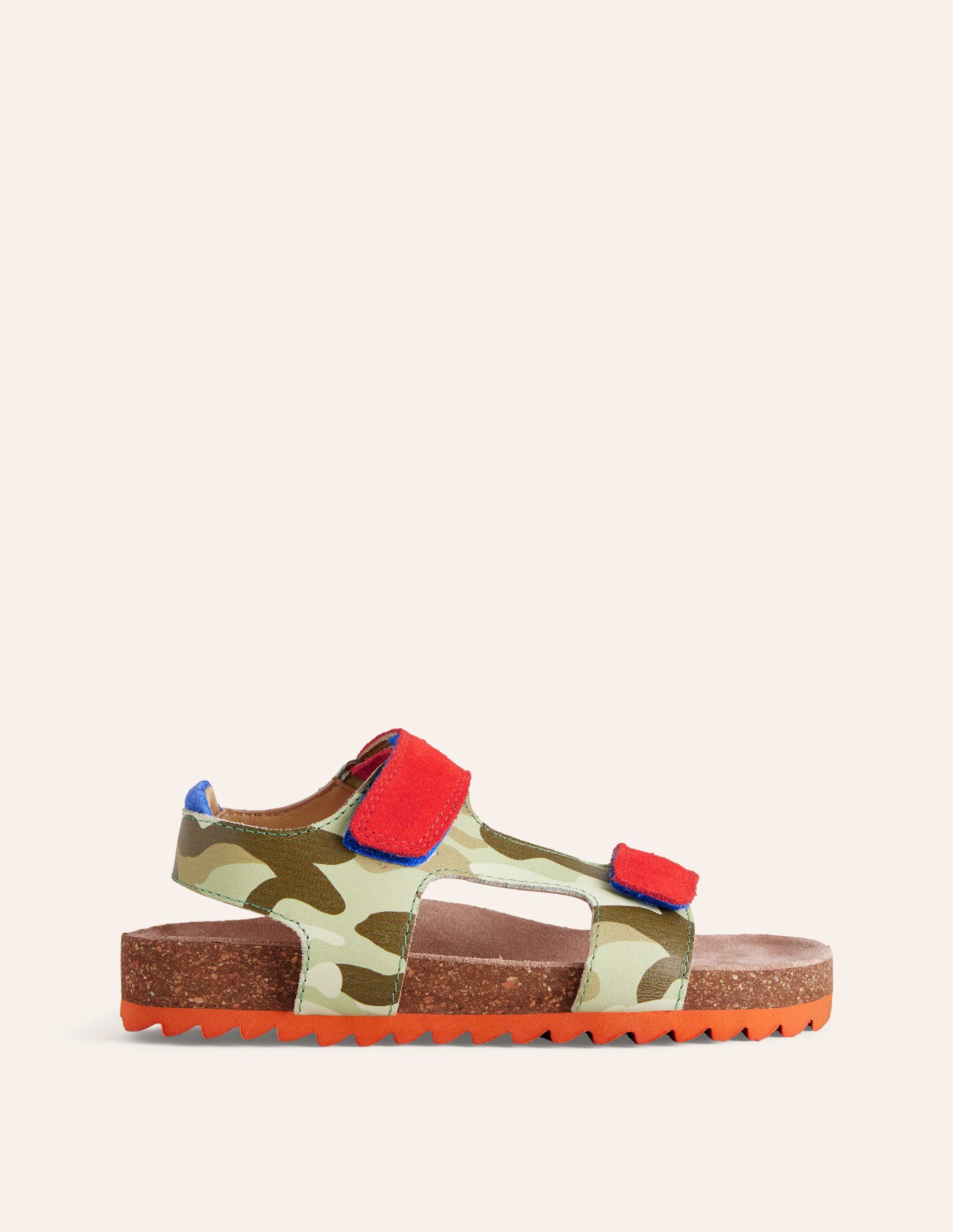 Leather Sandal-Camo Print-1