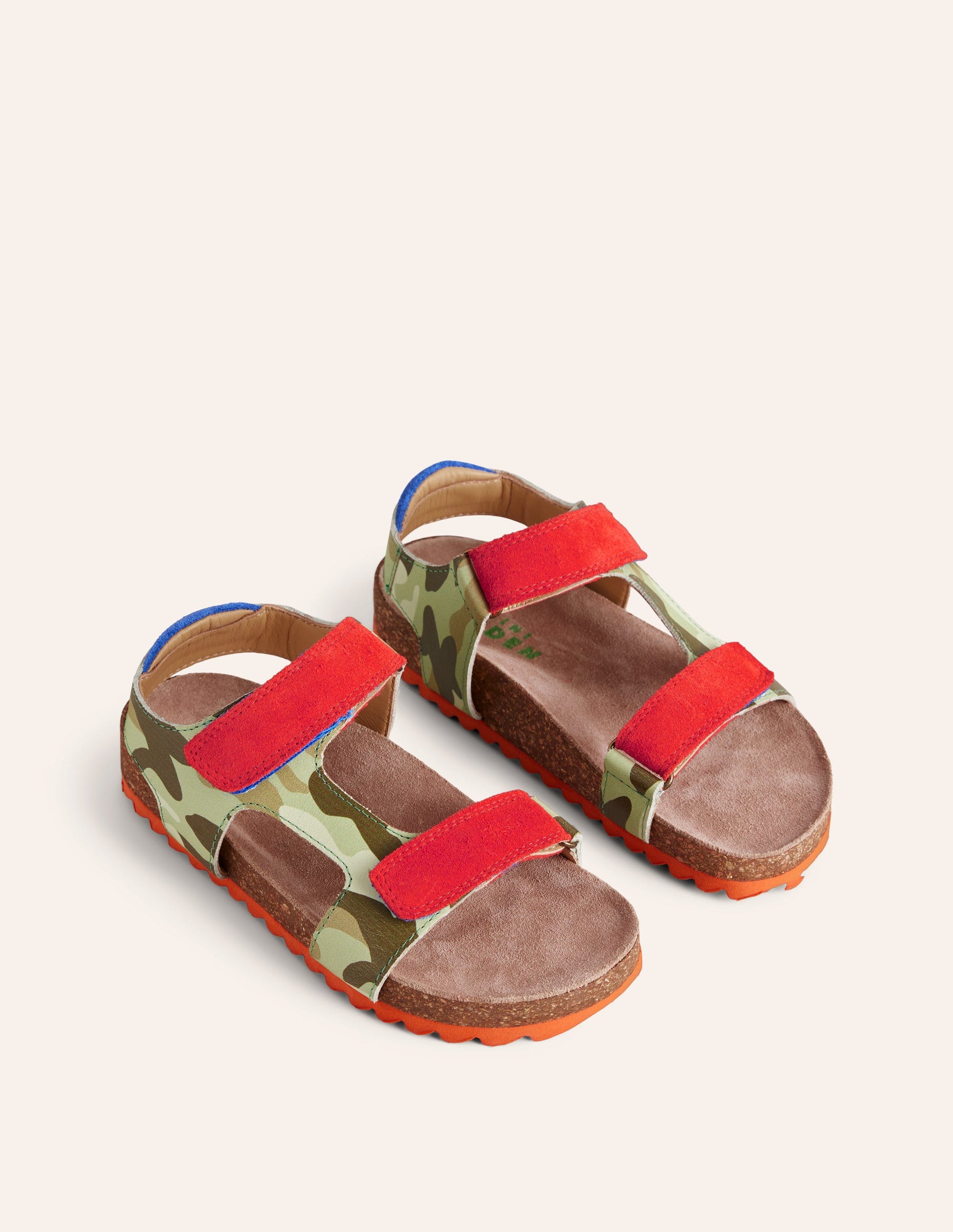 Leather Sandal-Camo Print-2