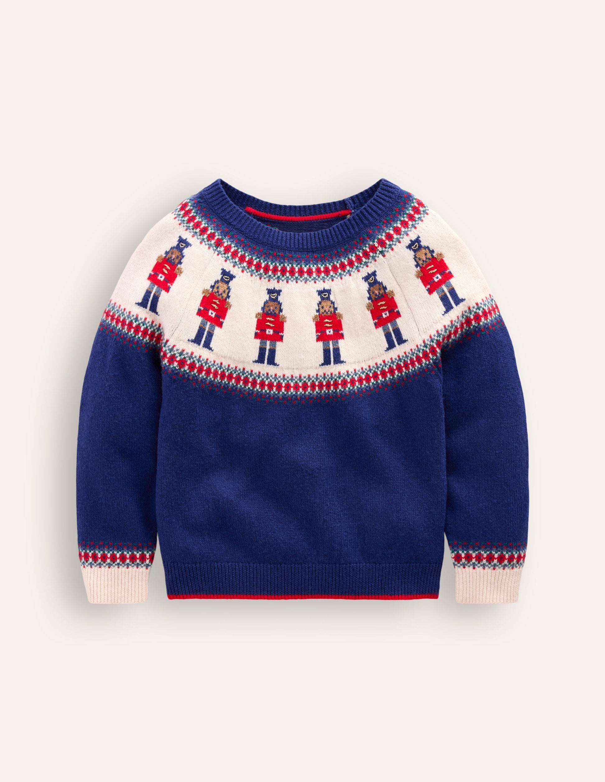 Fair Isle Jumper-Navy Nutcrackers-2