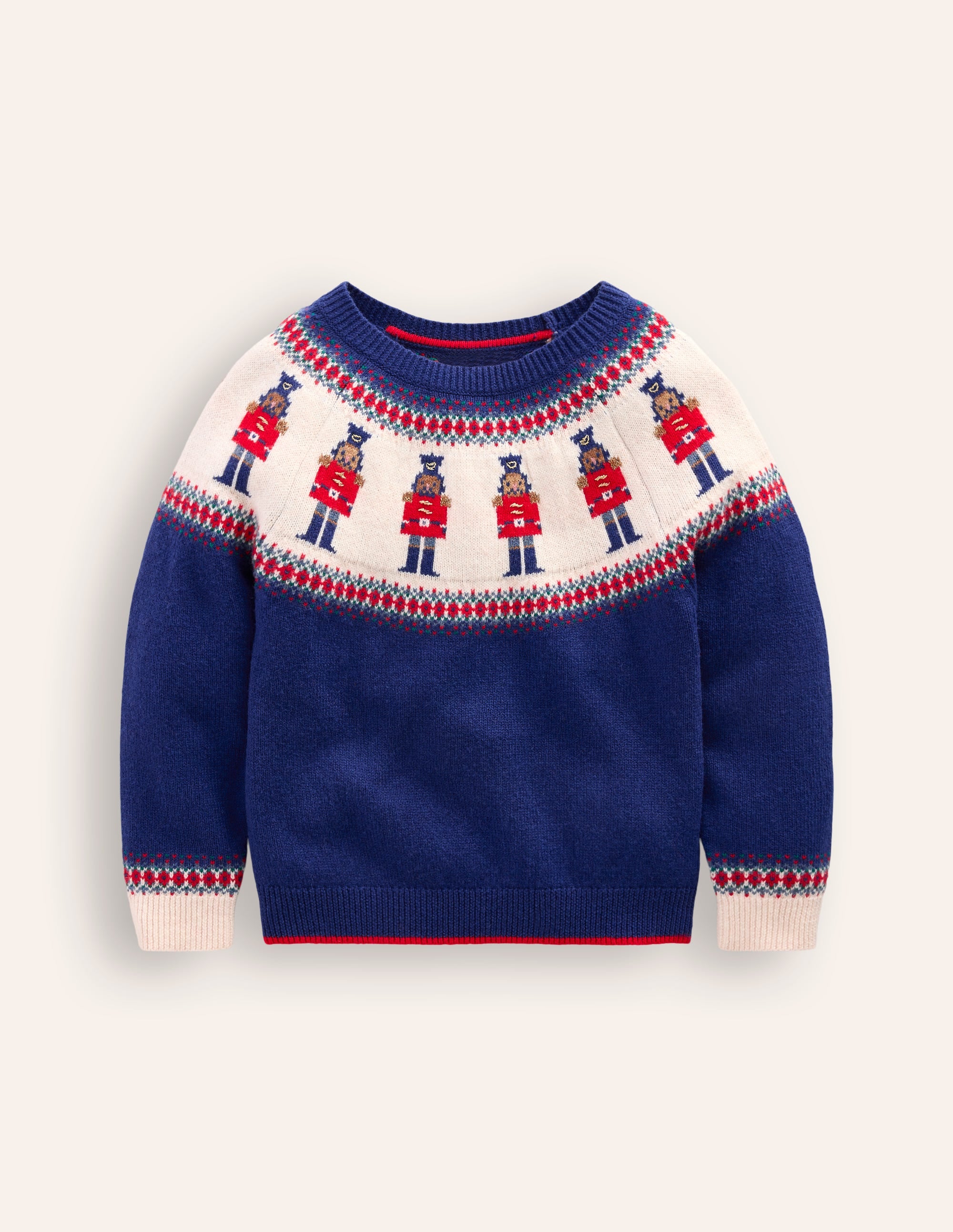 Fair Isle Jumper-Navy Nutcrackers - Image 2