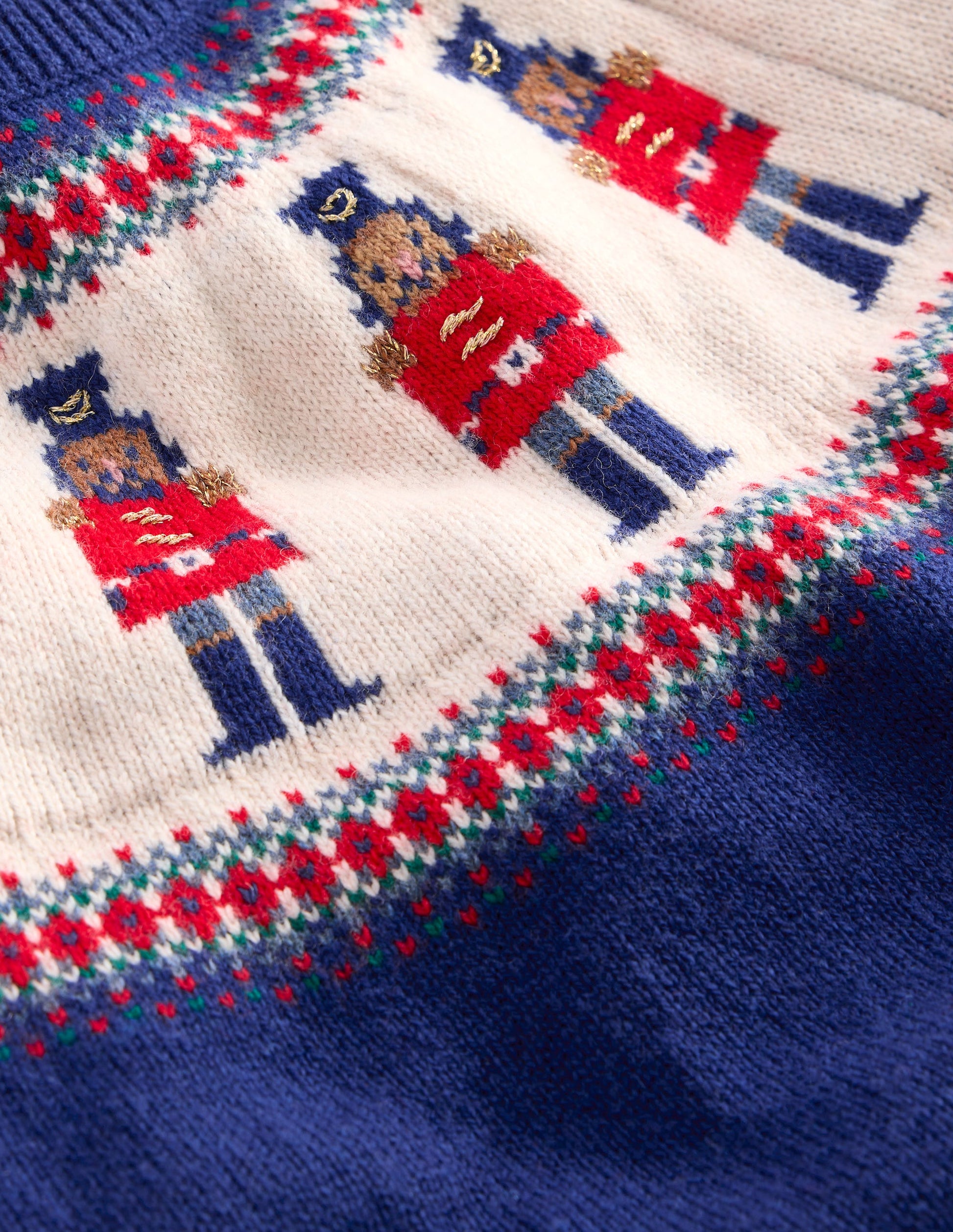 Fair Isle Jumper-Navy Nutcrackers-4