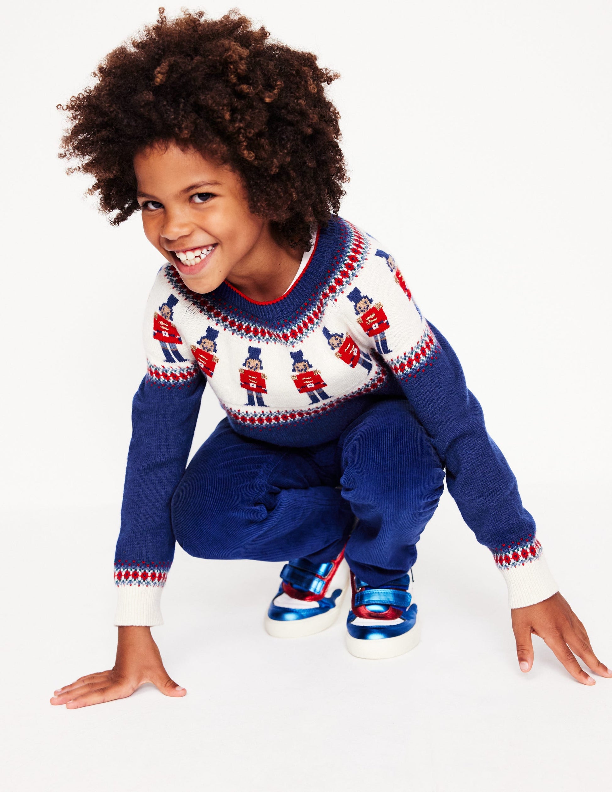 Fair Isle Jumper-Navy Nutcrackers-5