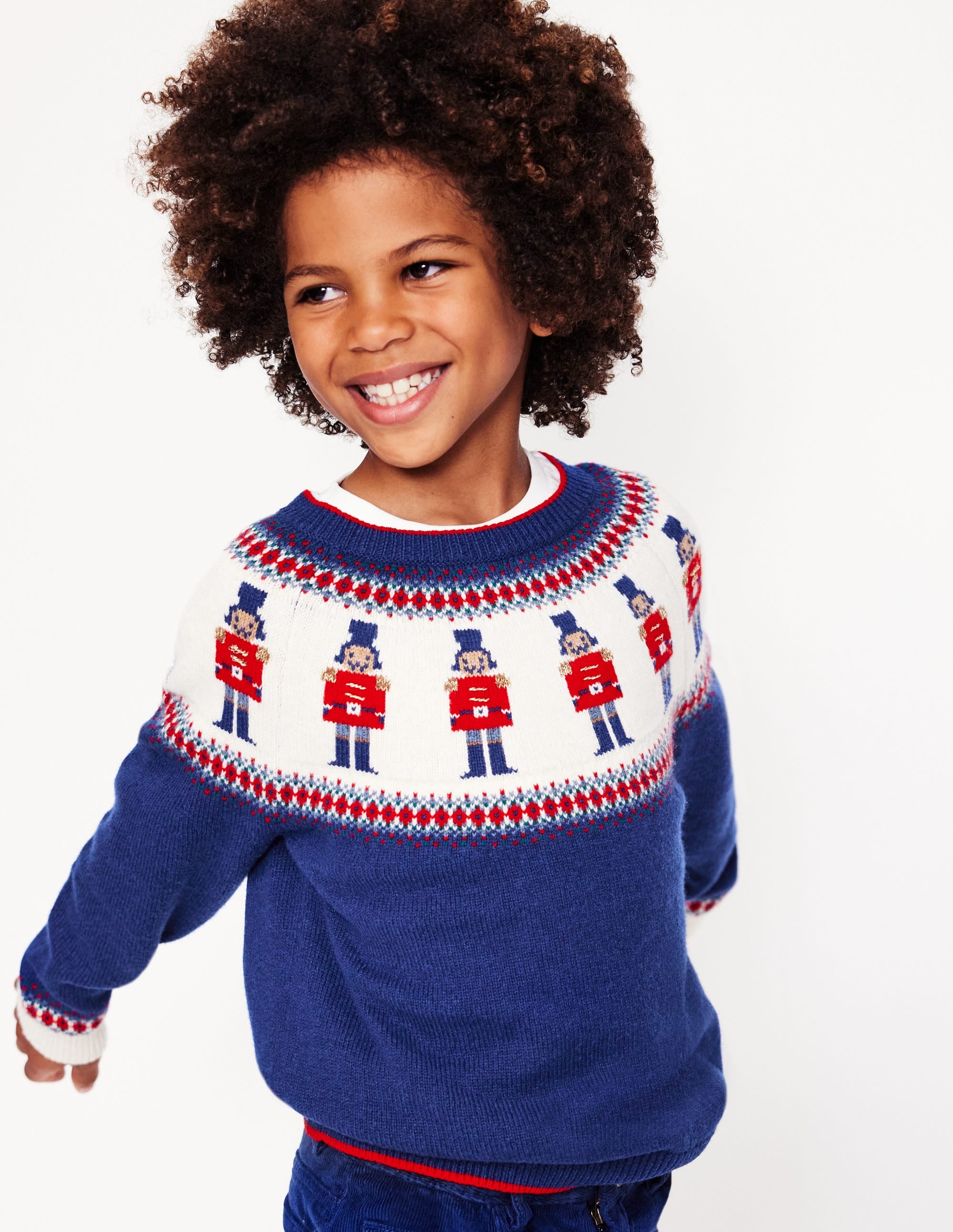 Fair Isle Jumper-Navy Nutcrackers - Image 6