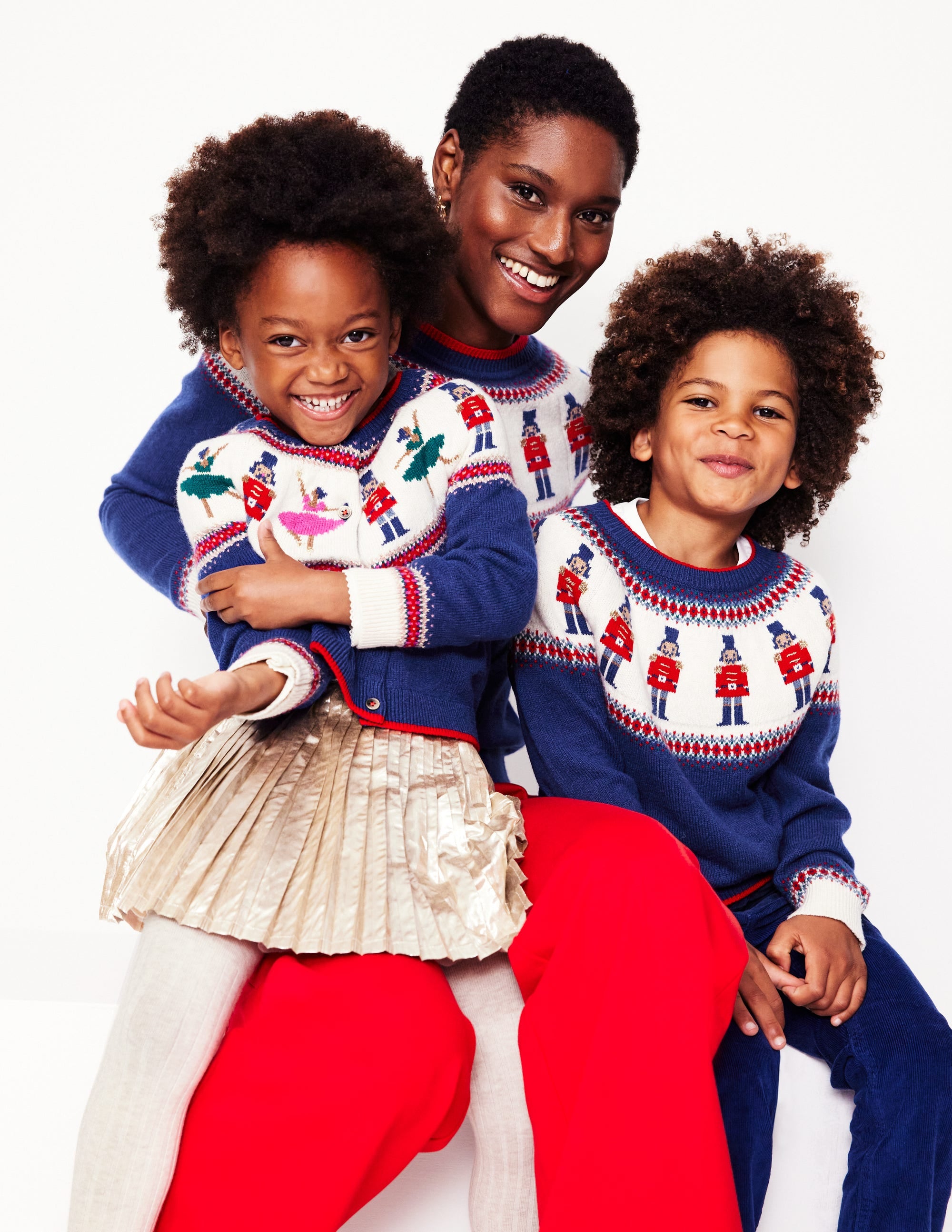 Fair Isle Jumper-Navy Nutcrackers - Image 7