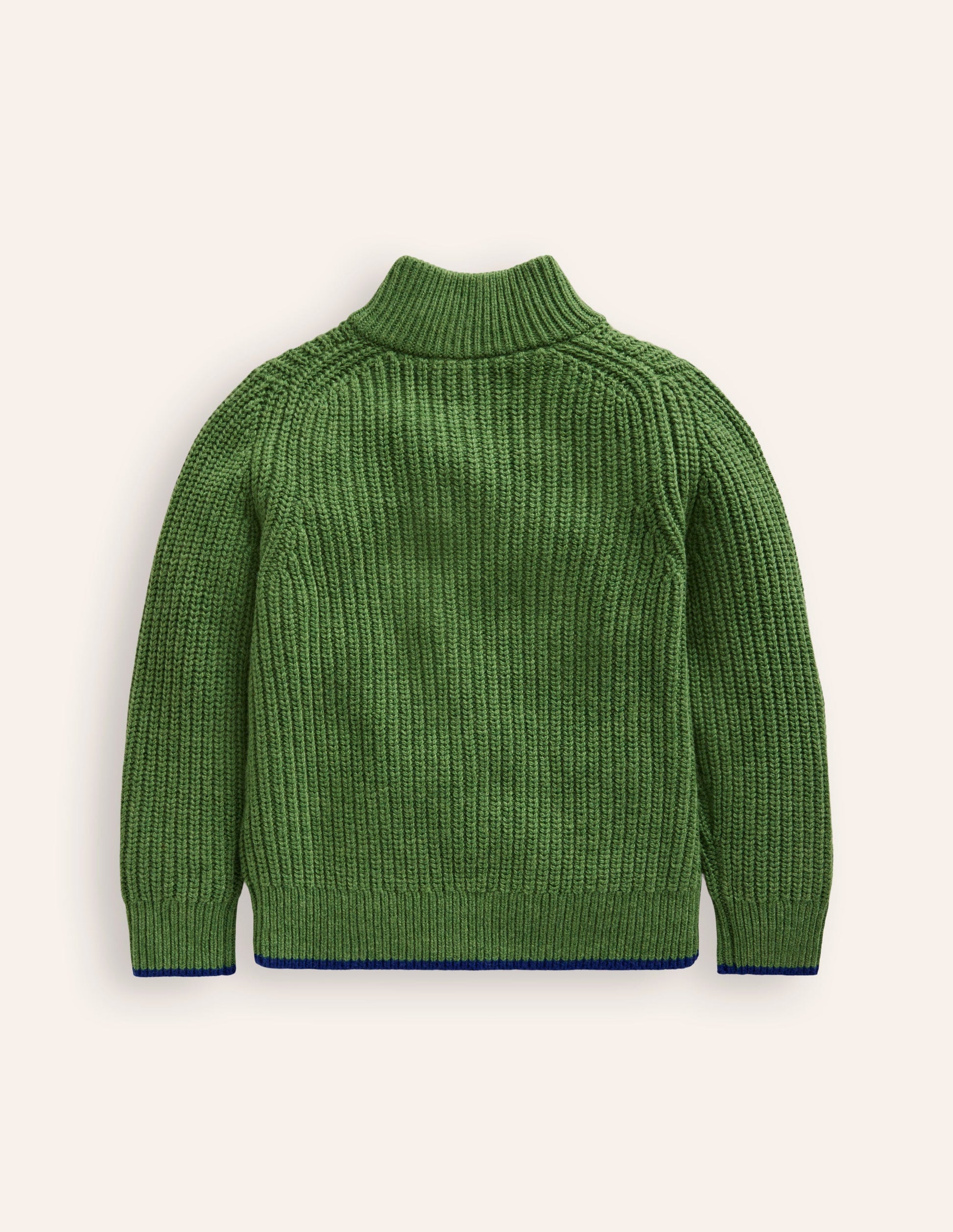 Heritage Half-Zip Jumper-Iguana Green-2