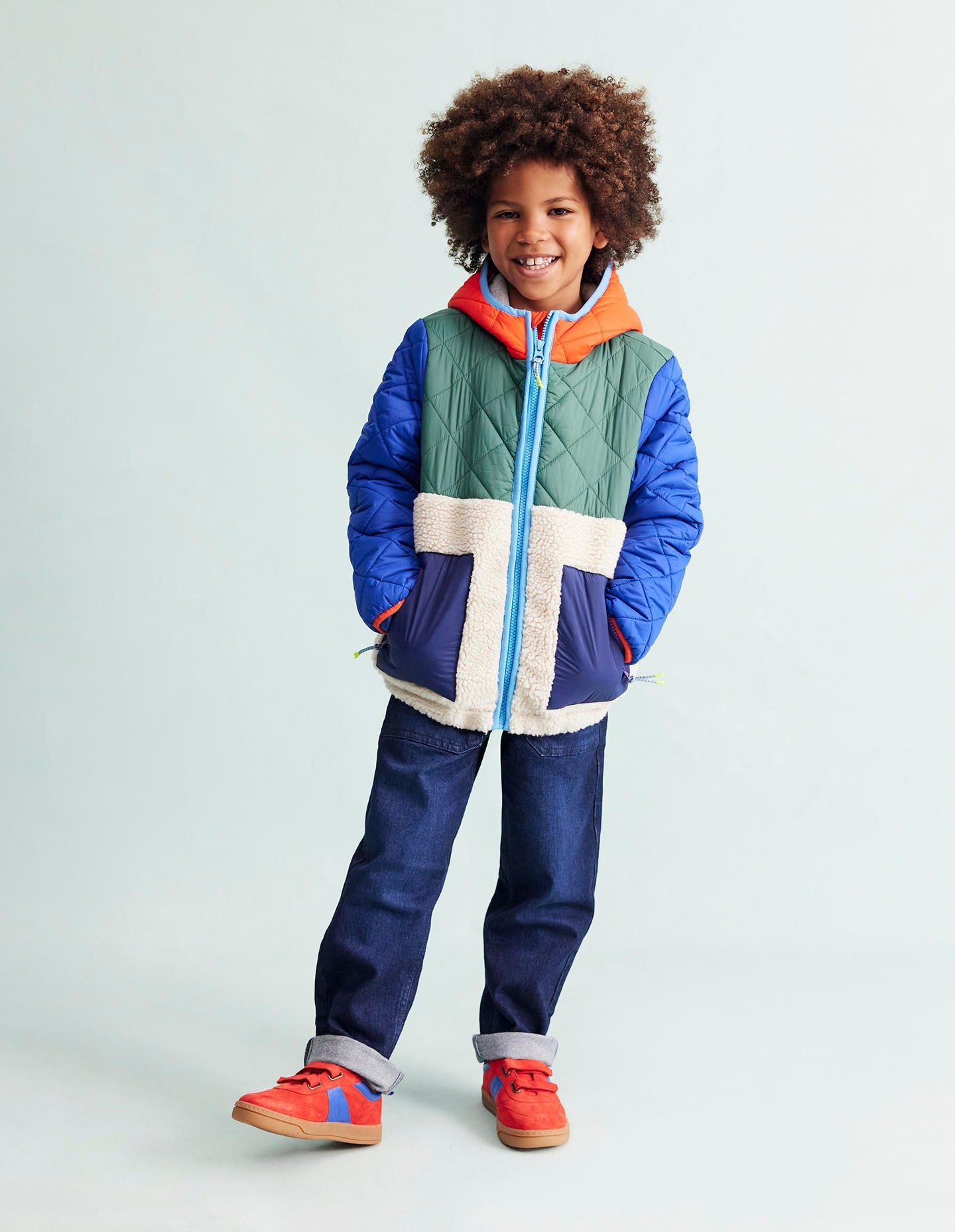 Borg Mix Jacket-Multi - Image 5