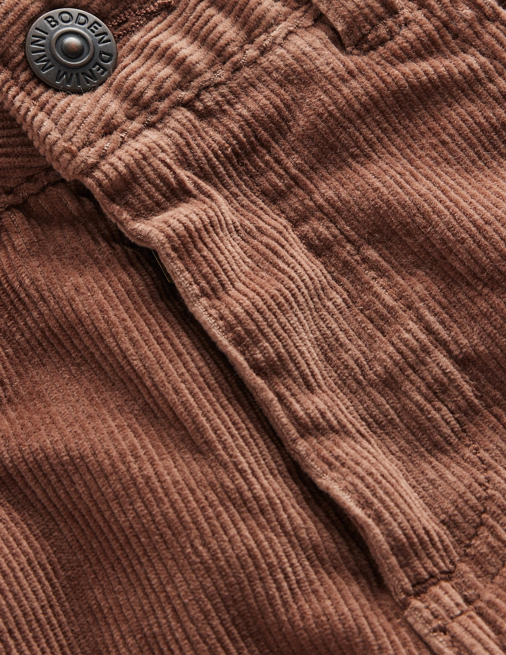 Classic Cord Trousers-Chestnut - Image 3
