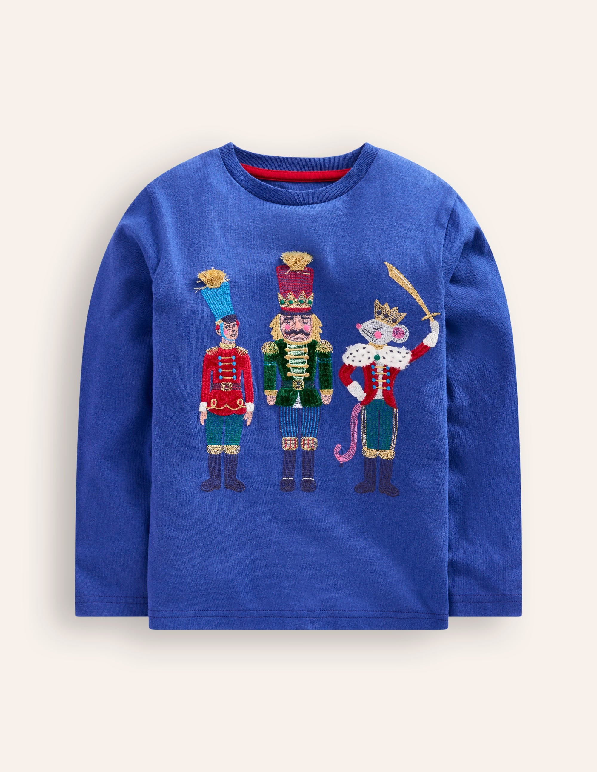 Fun Superstitch Grid T-Shirt-Sapphire Blue - Image 4