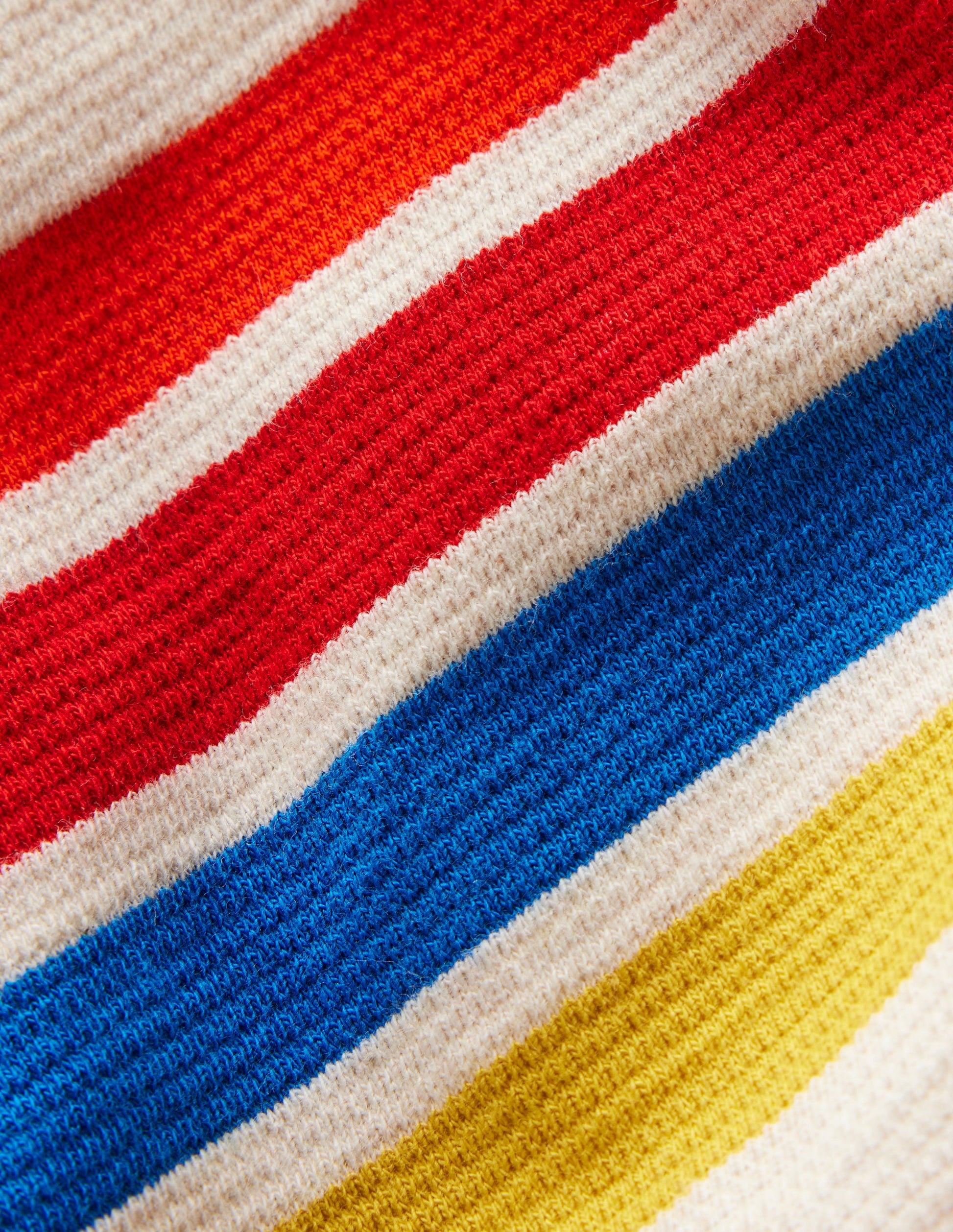 Textured T-Shirt-Oatmeal Marl Chest Stripe-3