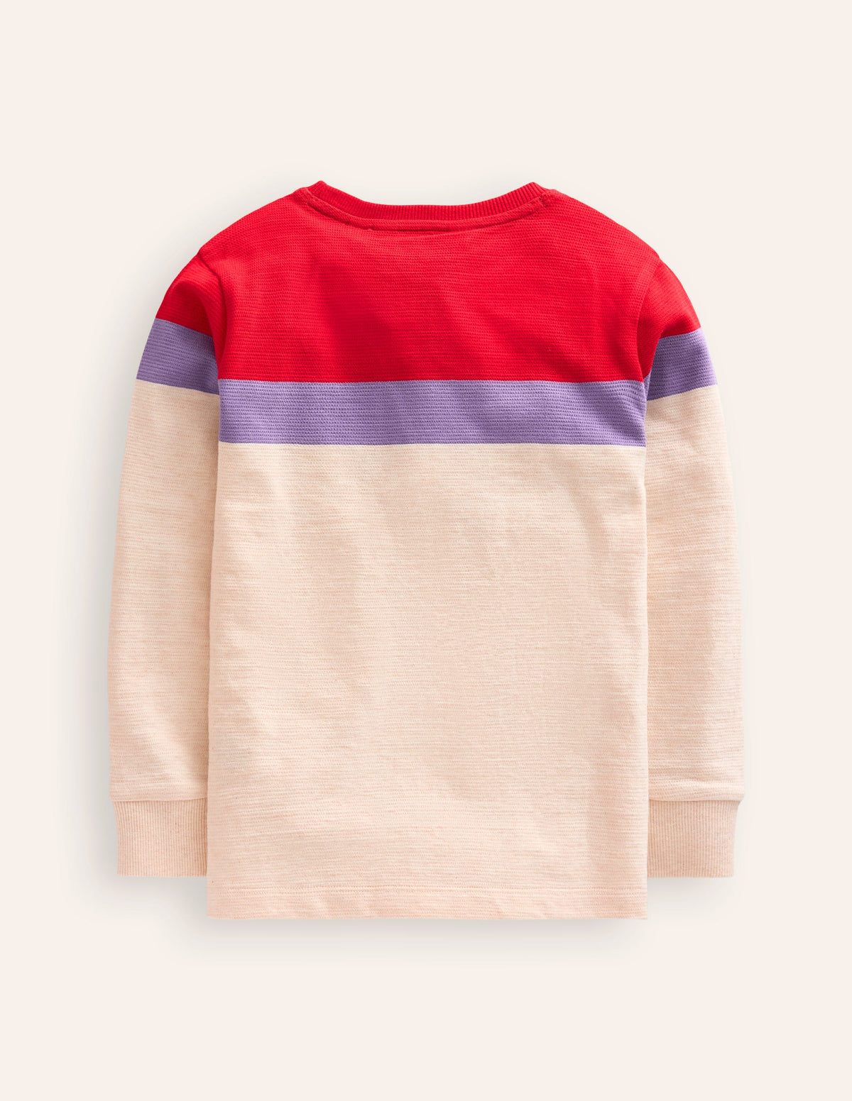Textured T-Shirt-Poppy Red Multi-2