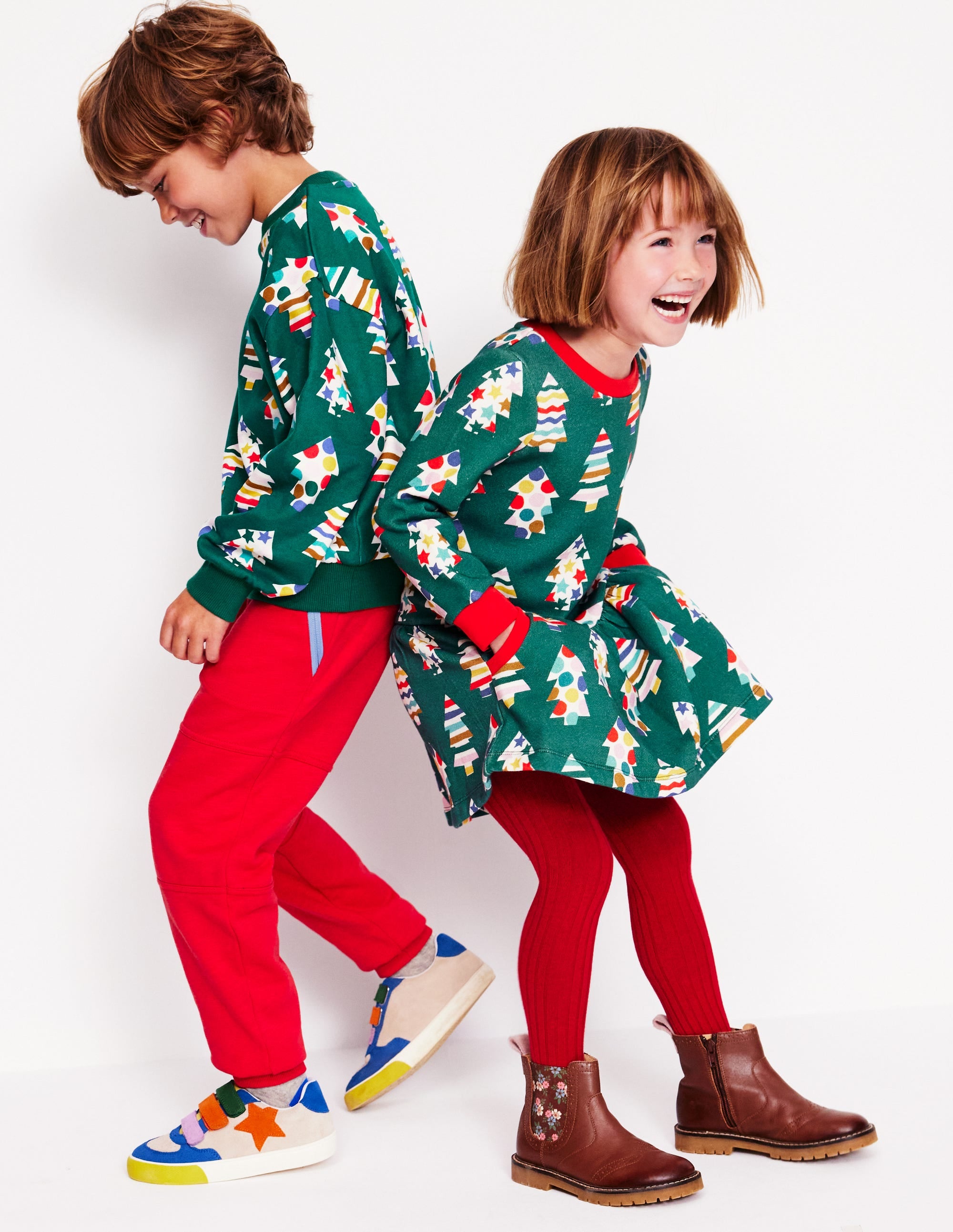 Printed Sweatshirt-Christmas Tree - Image 6