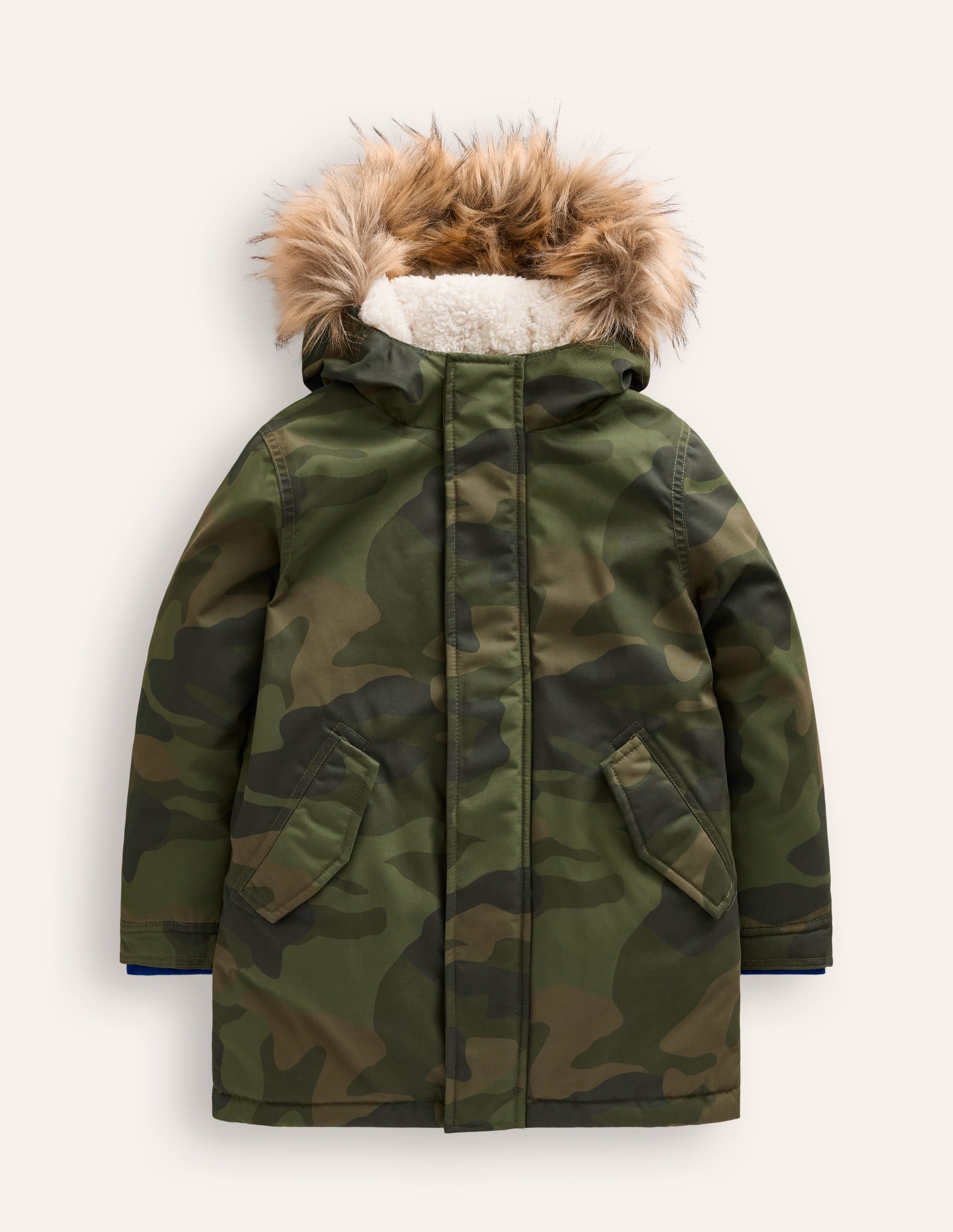 Authentic Waterproof Parka-Tonal Green Camo - Image 1