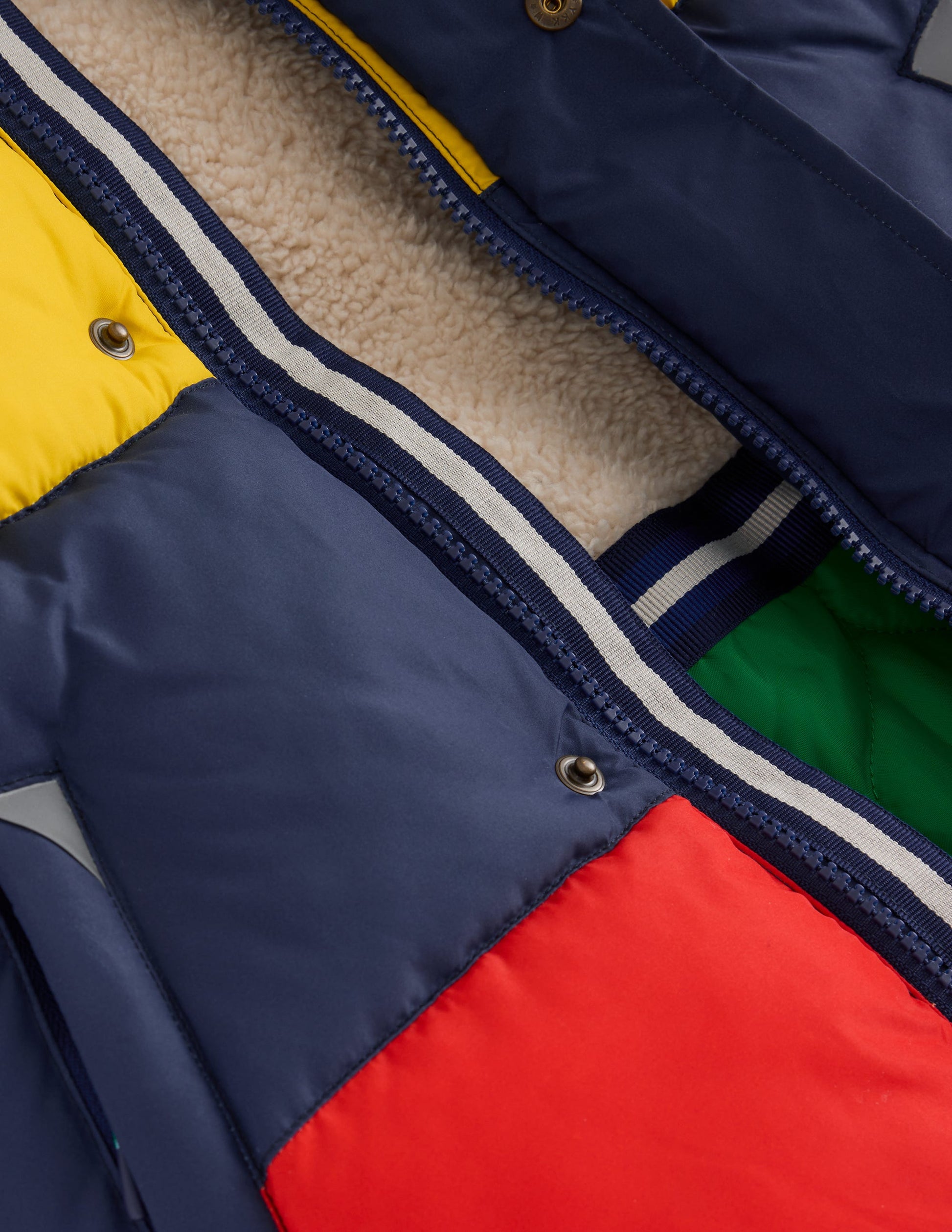 2-in-1 Puffer Coat-Multi Stripe-3