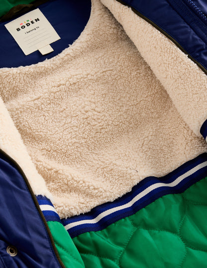 2-in-1 Puffer Coat-Multi Stripe-5