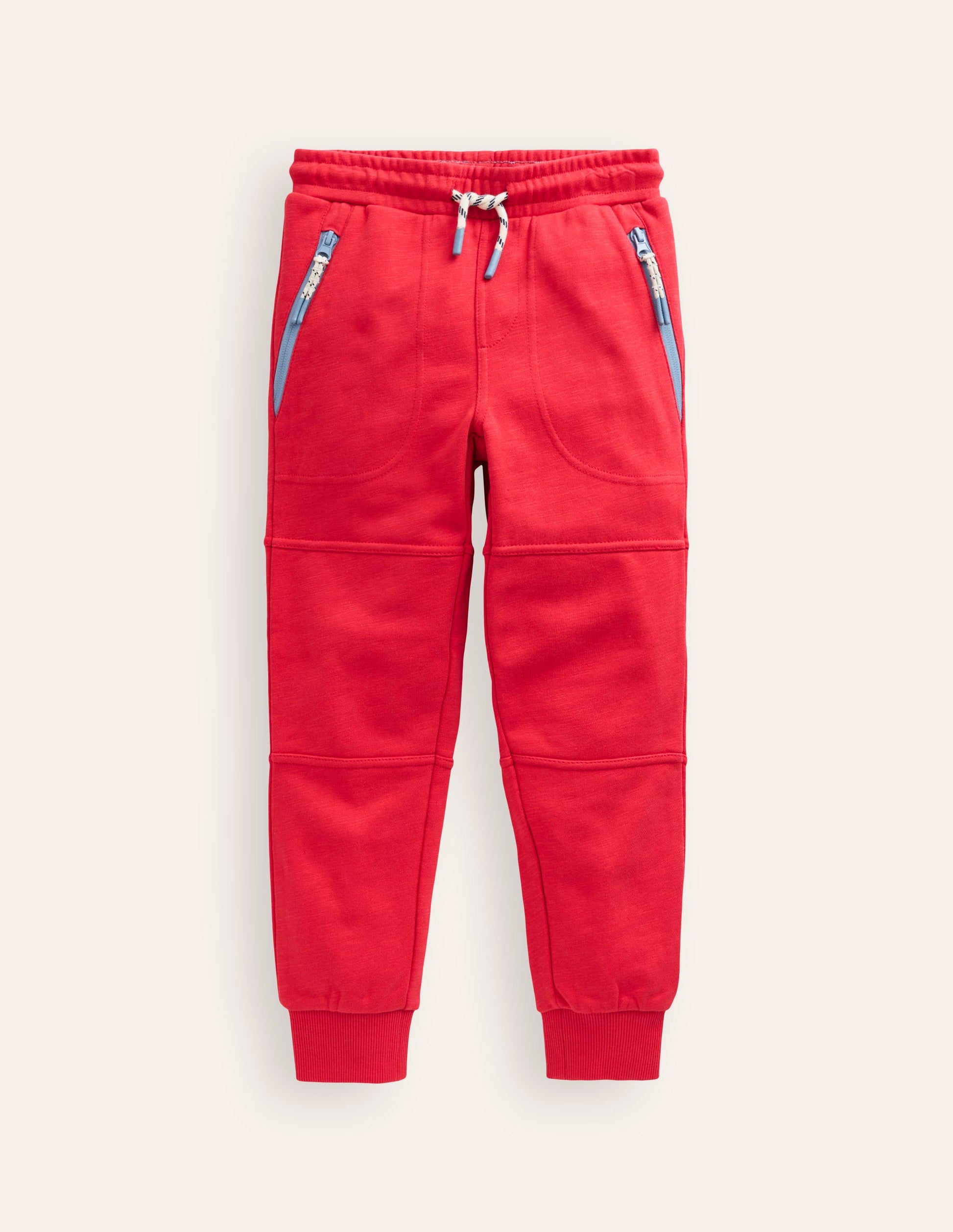 Warrior Knee Joggers-Rockabilly Red-1