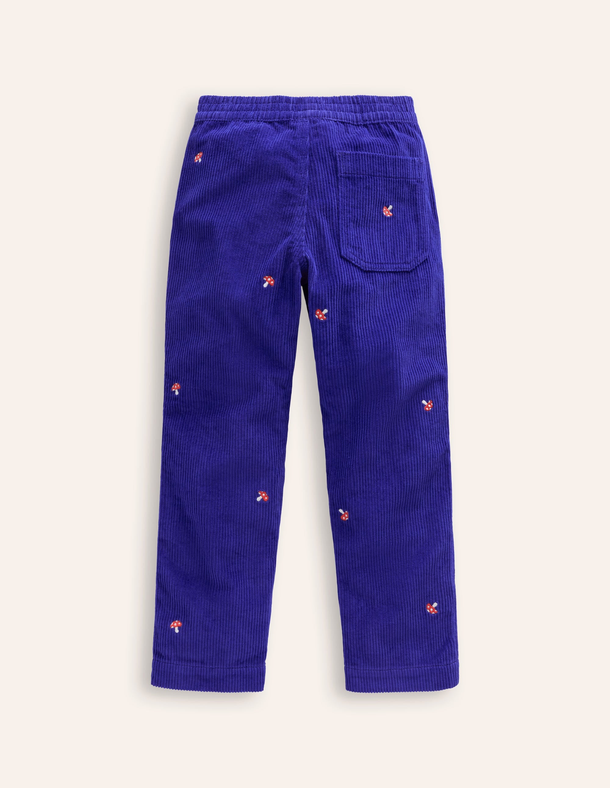 Pull-On Cord Trousers-Sapphire Blue Toadstool - Image 2