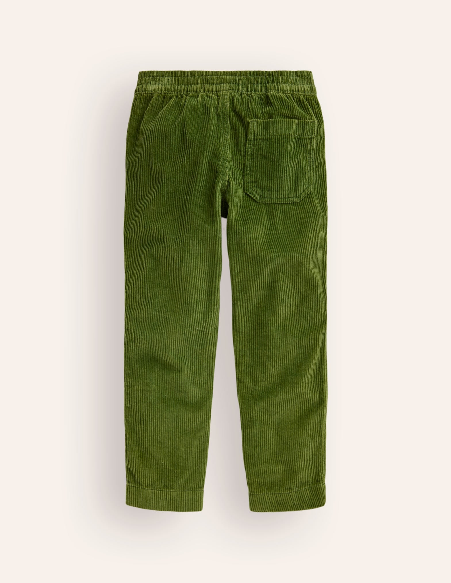 Pull-On Cord Trousers-Leaf Green - Image 2
