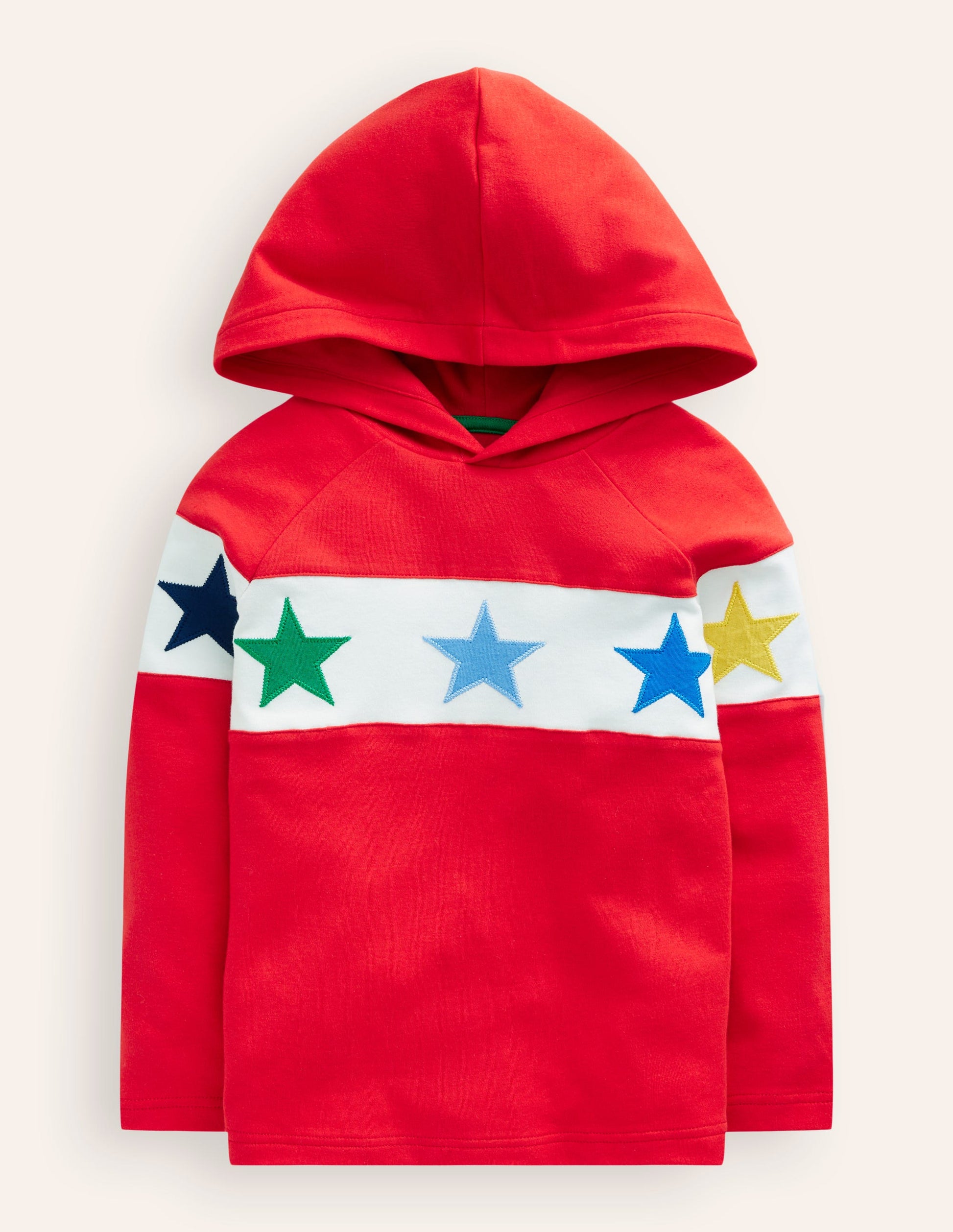 Supersoft Hooded Raglan-Poppy Red-1