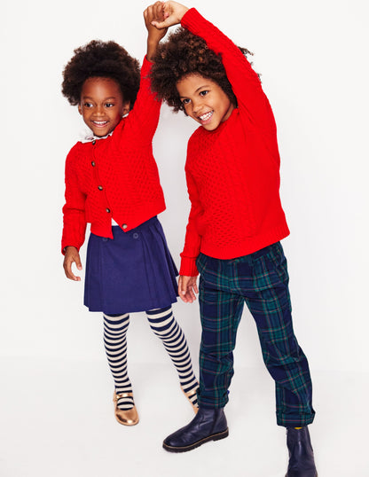 Heritage Cable-Poppy Red-6