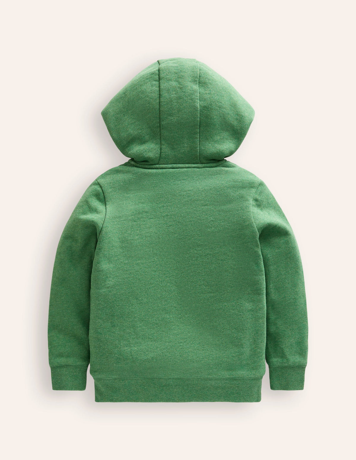 Shaggy-Lined Hoodie-Green Marl - Image 2