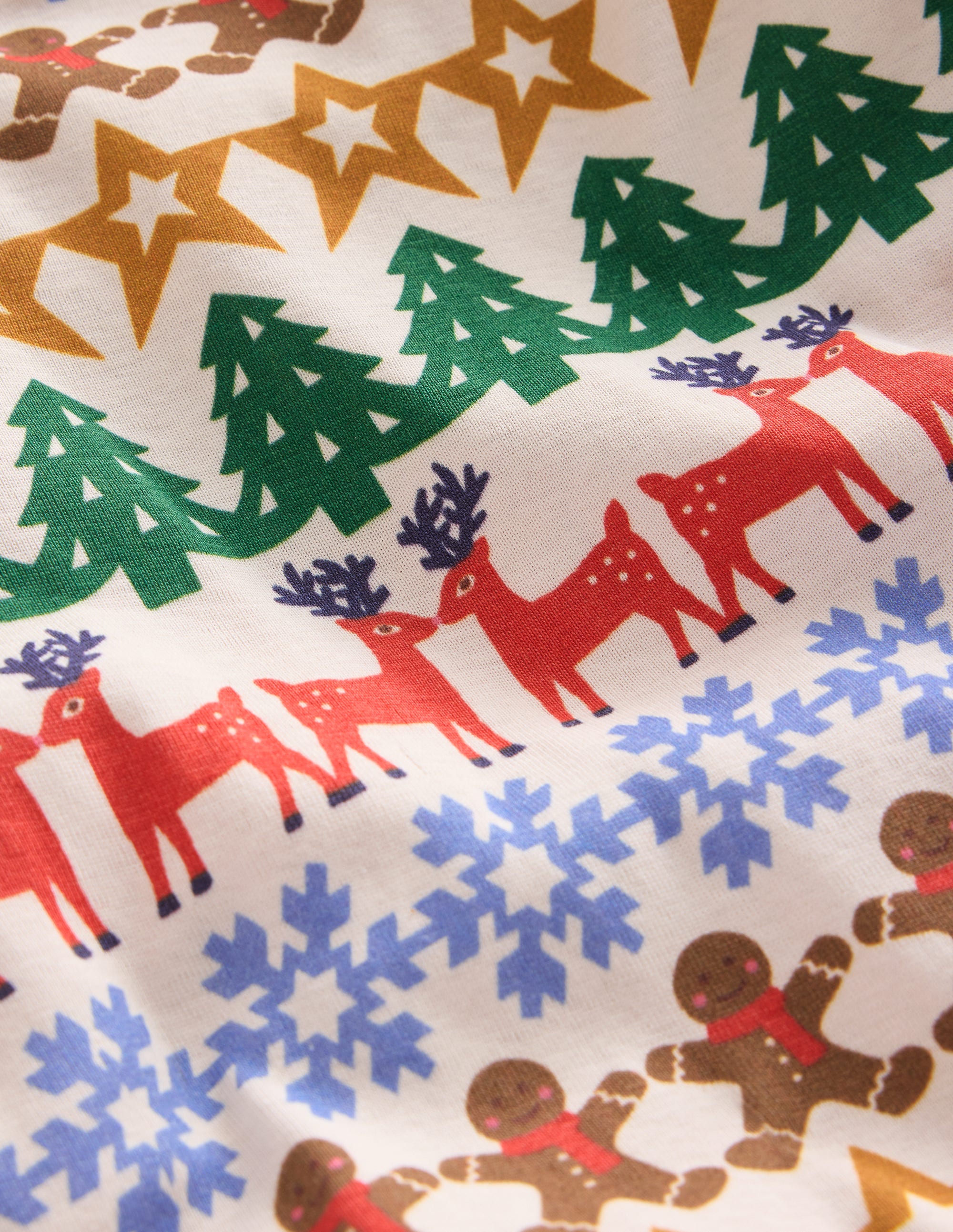 Snug Long John Pyjamas-Gingerbread Fair Isle - Image 3