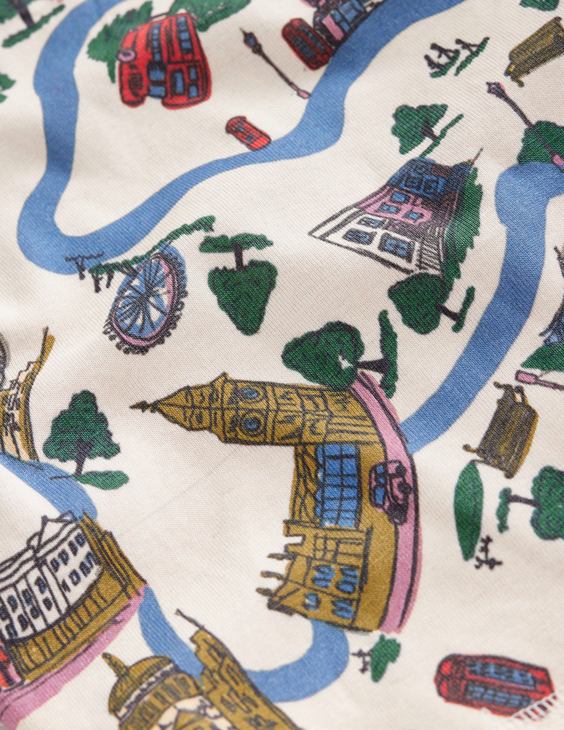 Snug Twin Pack Pyjamas-London Scene and Stripe-3