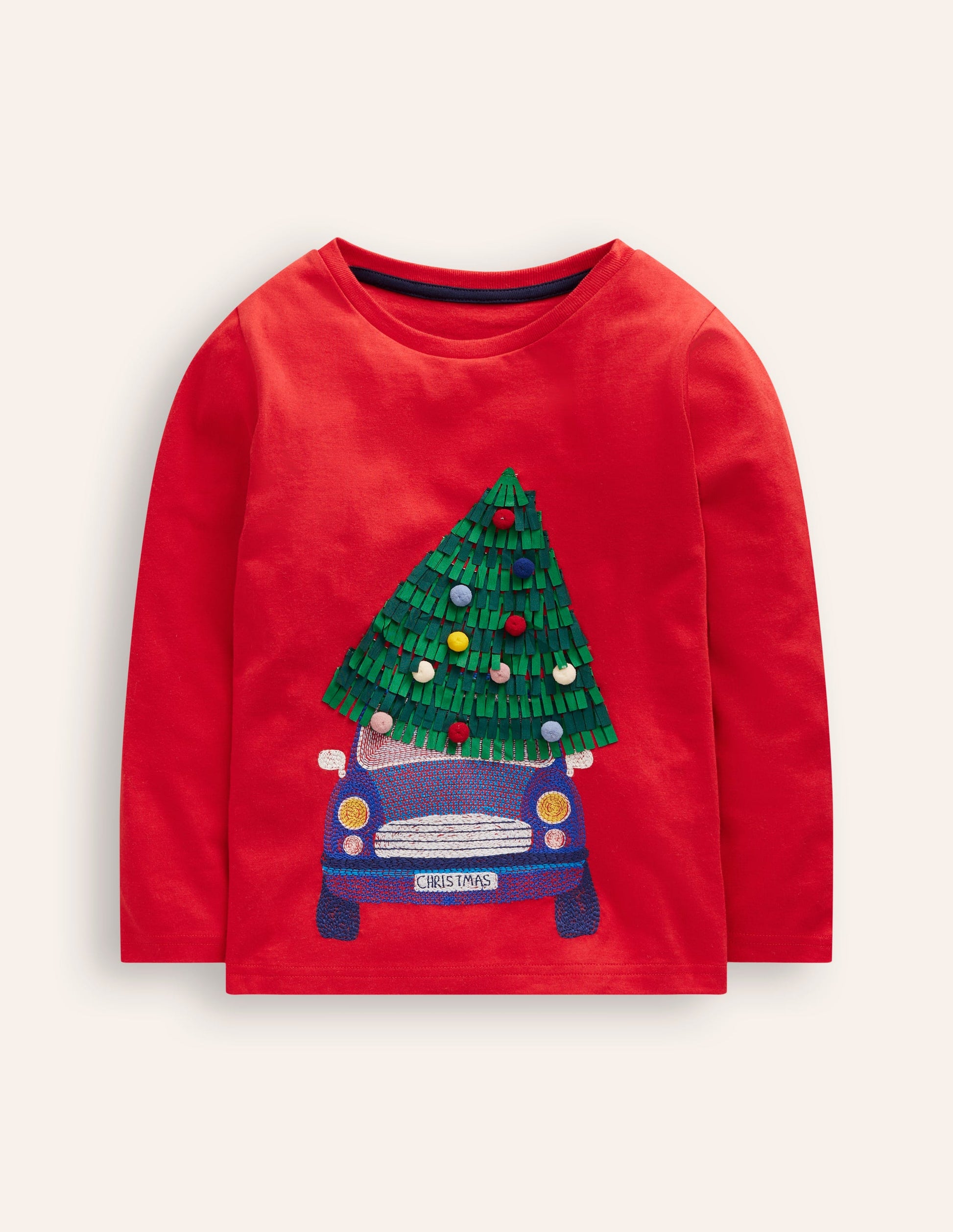 Superstitch T-shirt-Poppy Red Christmas Car-1