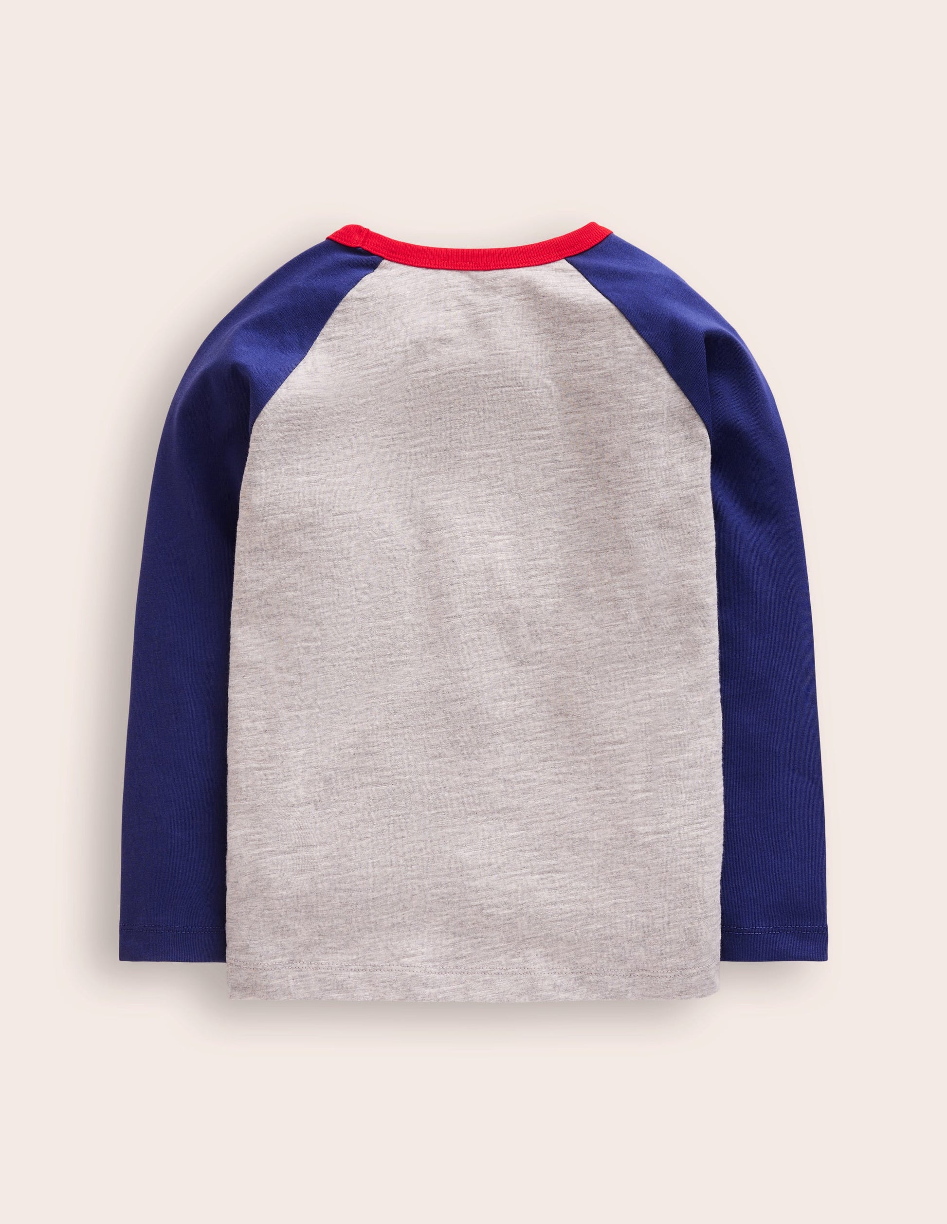 Festive Raglan T-Shirt-Grey Marl Moo-Dolph-2