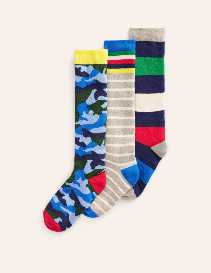 3-pack Ski Socks-Multi