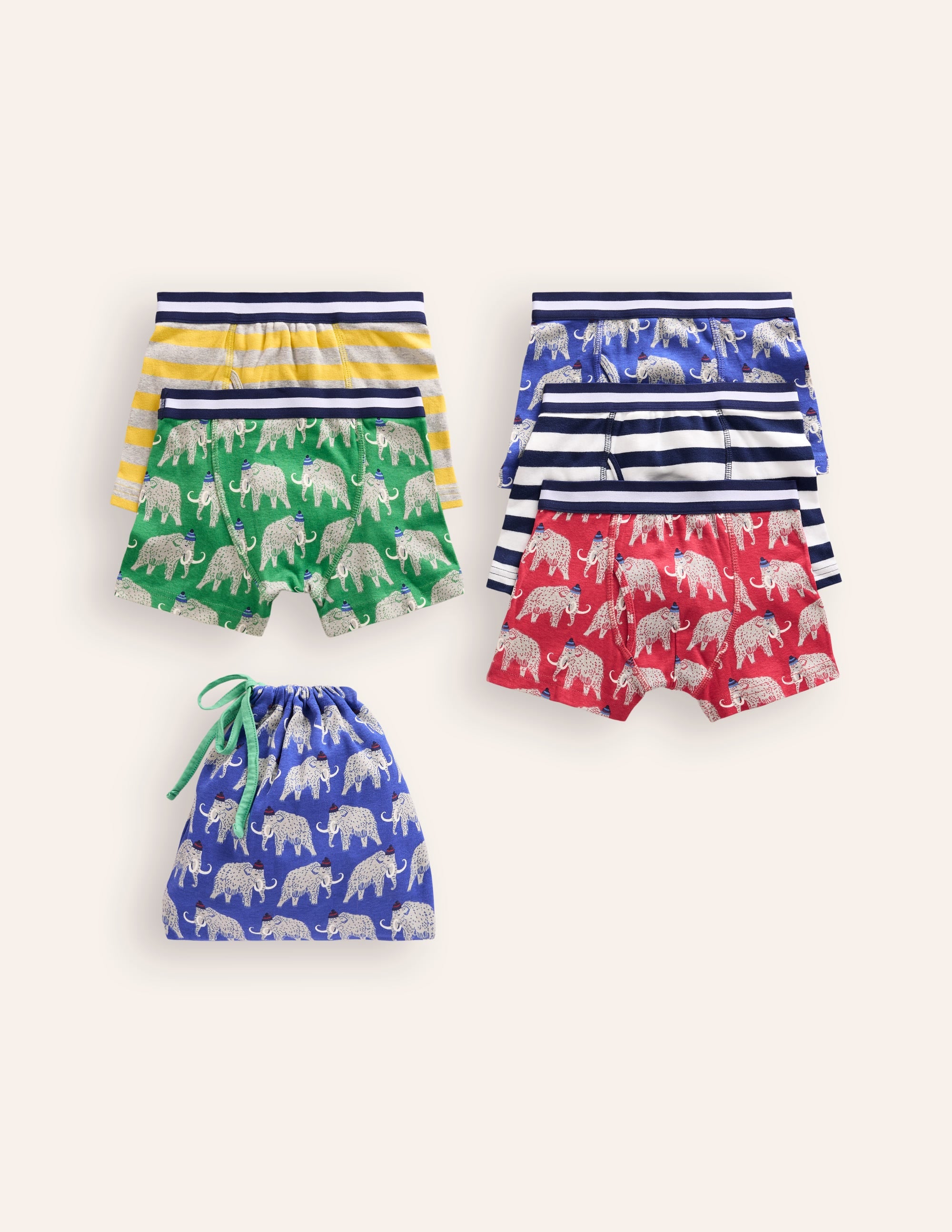 Boxers 5 Pack-Stripe/Stars - Image 1