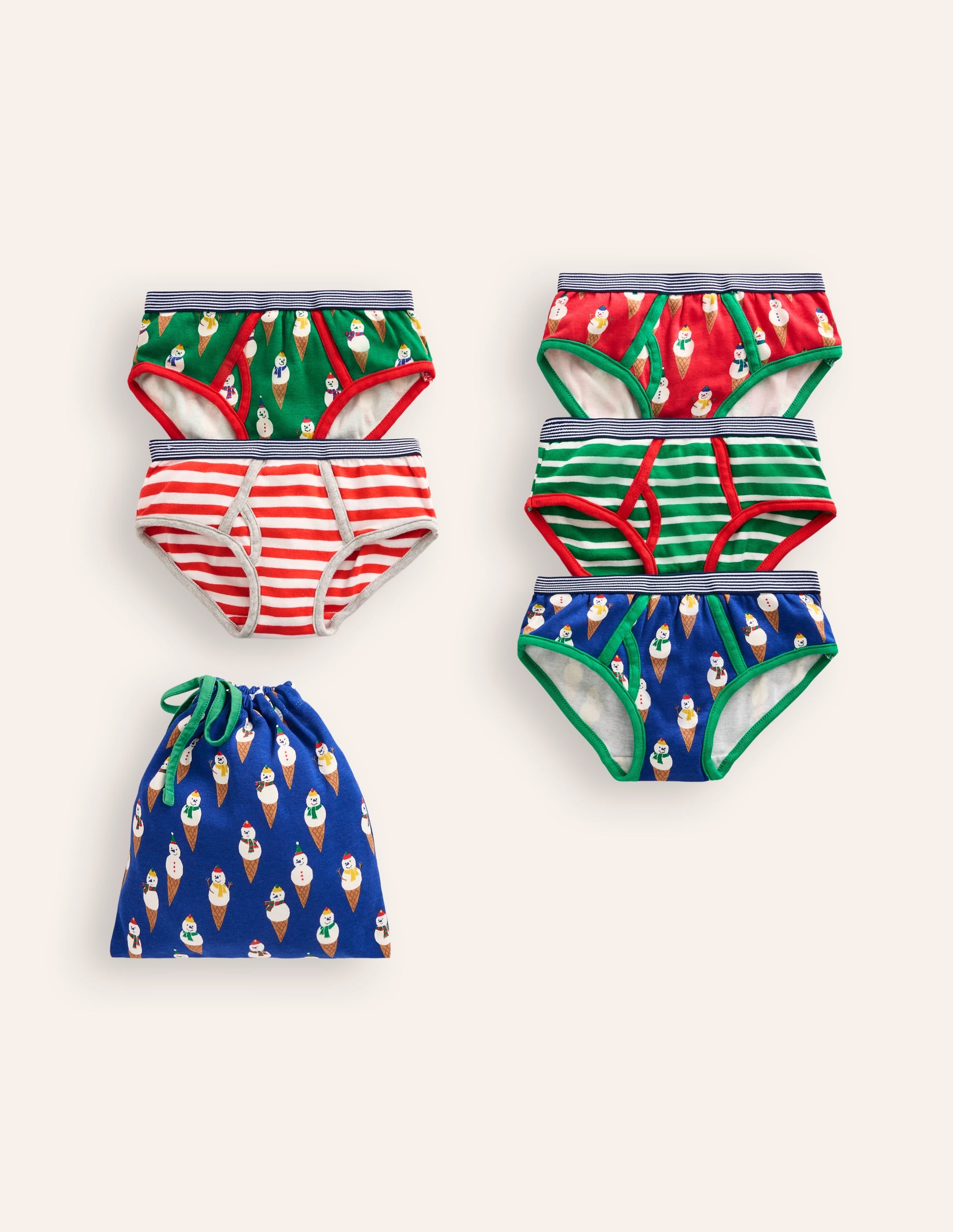 Pants 5 Pack-Multi Christmas - Image 1