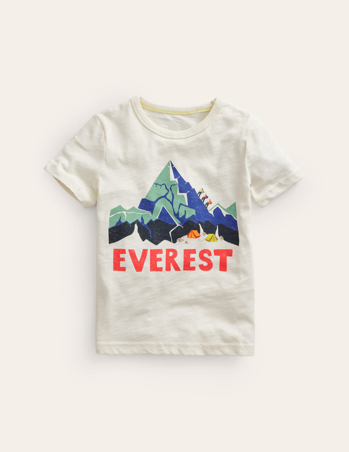 Everest T-shirt-Ivory Mountain-1