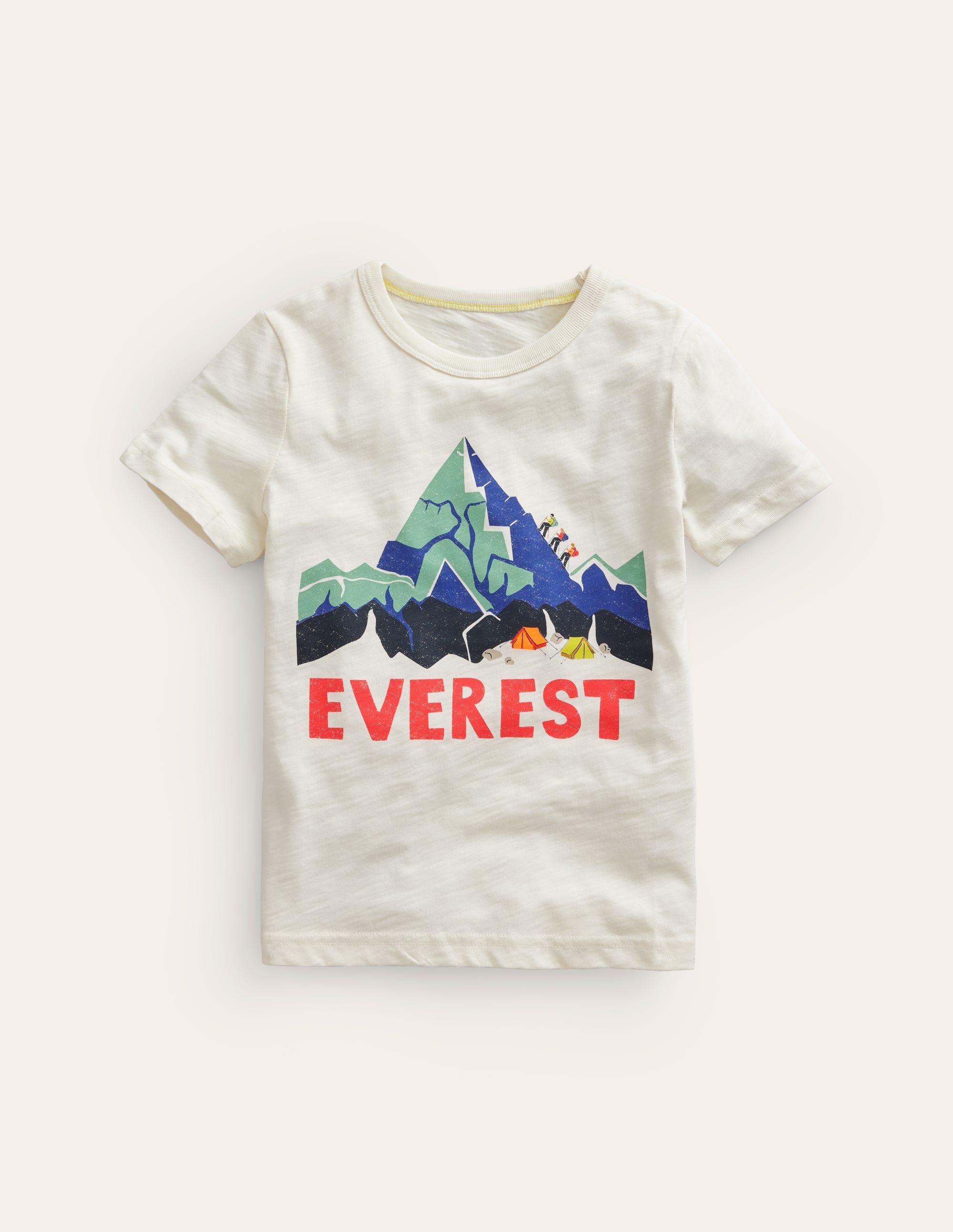 Everest T-shirt-Ivory Mountain - Image 1