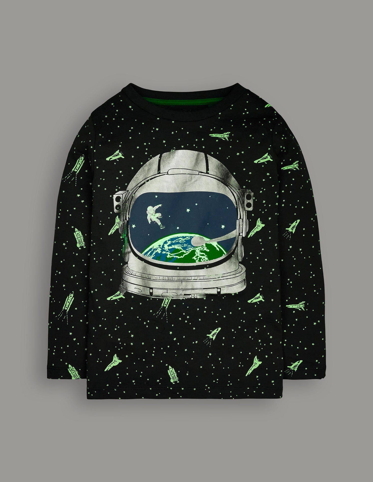Glow-In-The-Dark T-Shirt-Smoke Astronaut-4