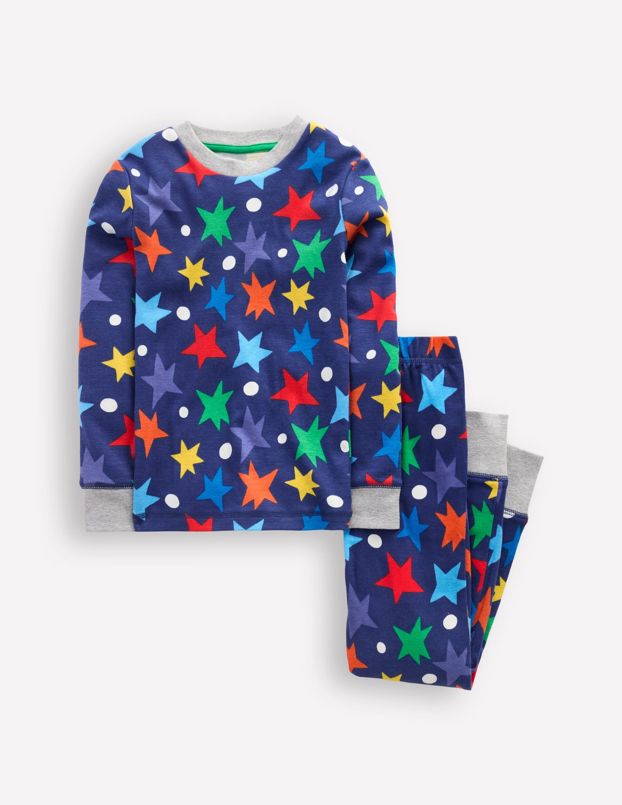 Snug Glow-In-The-Dark Pyjamas-Starboard Blue Stars - Image 1