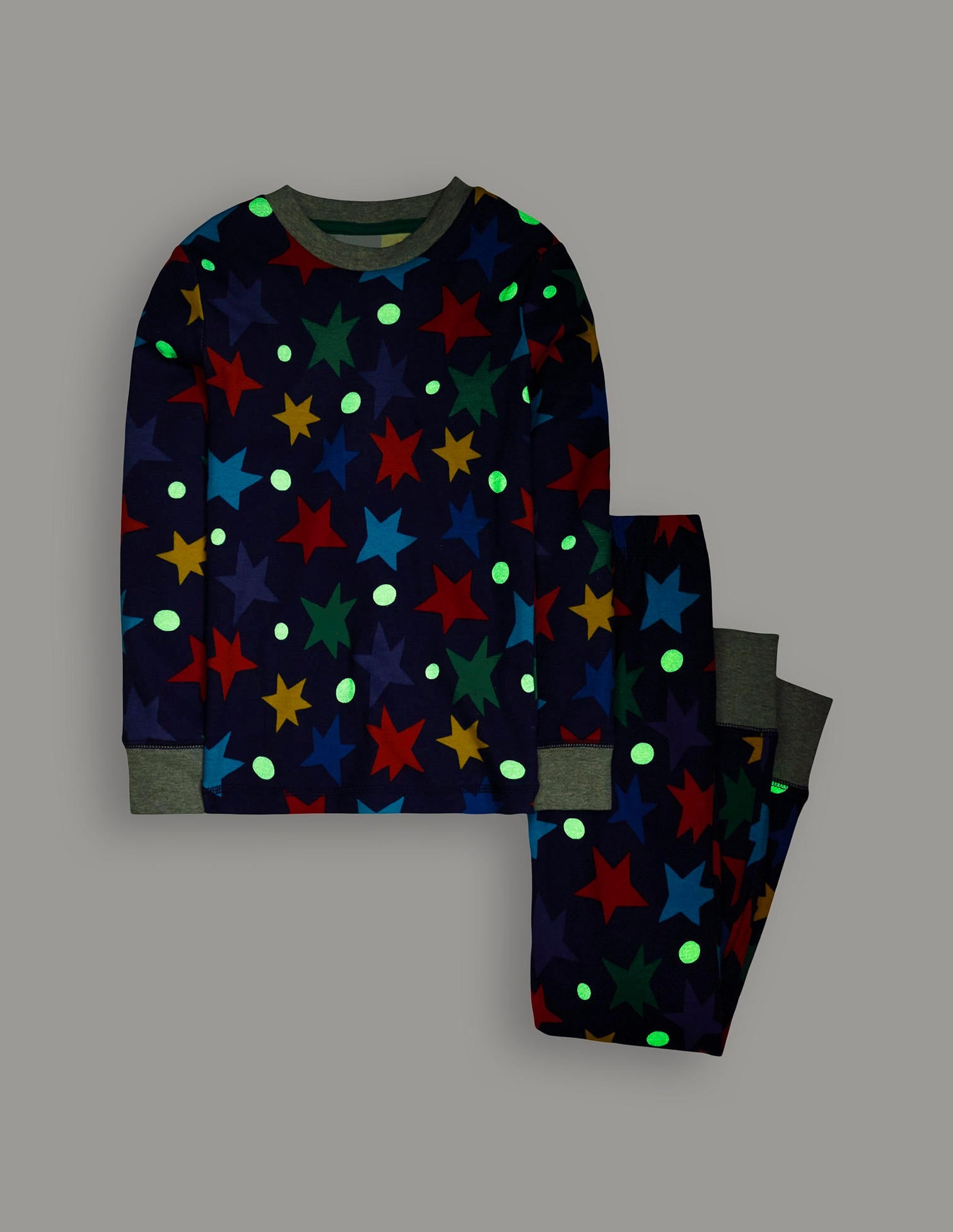 Snug Glow-In-The-Dark Pyjamas-Starboard Blue Stars - Image 4
