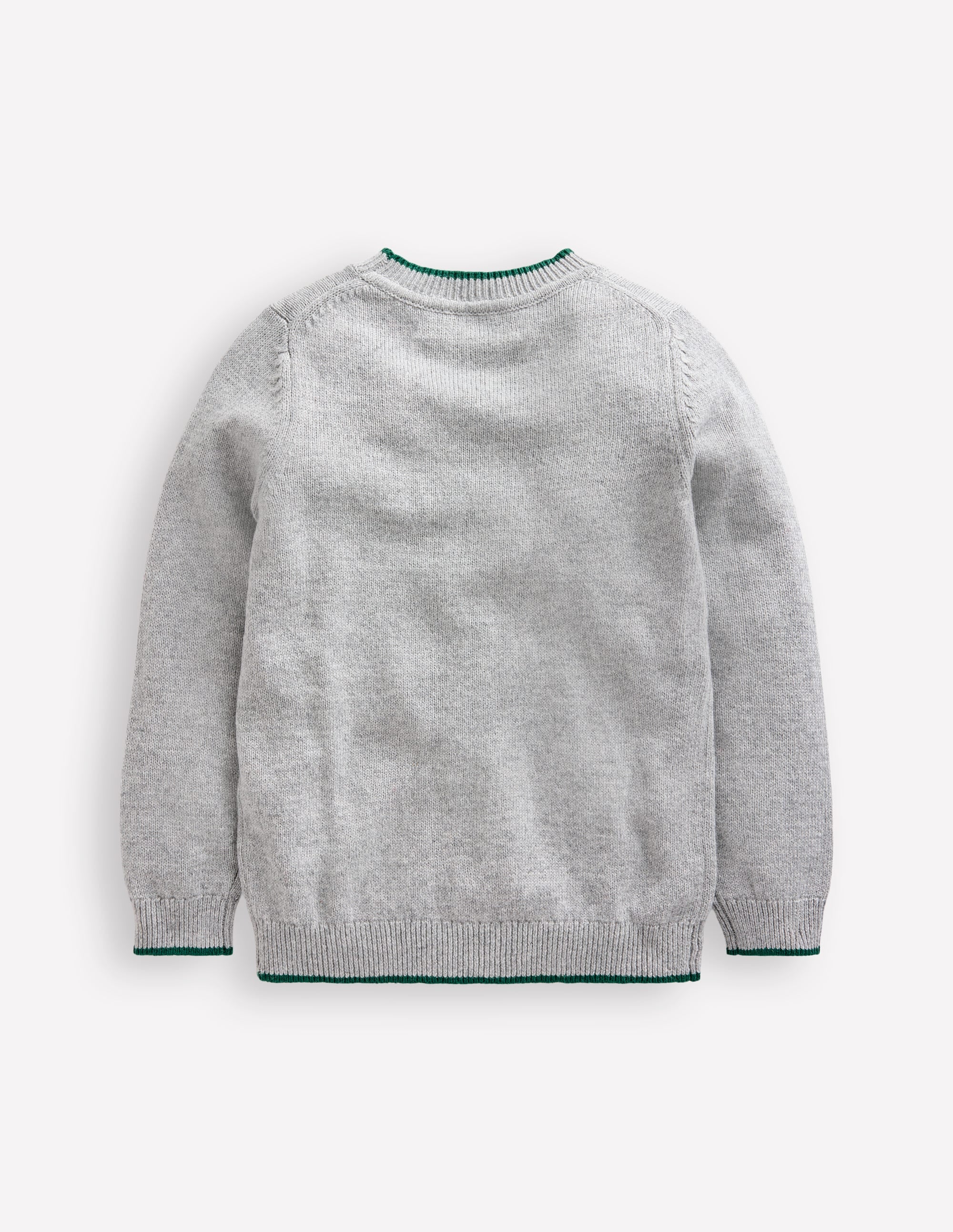 Fun Logo Jumper-Grey Marl Nutcracker - Image 2