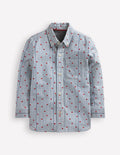 Cotton Shirt-Blue Gingham