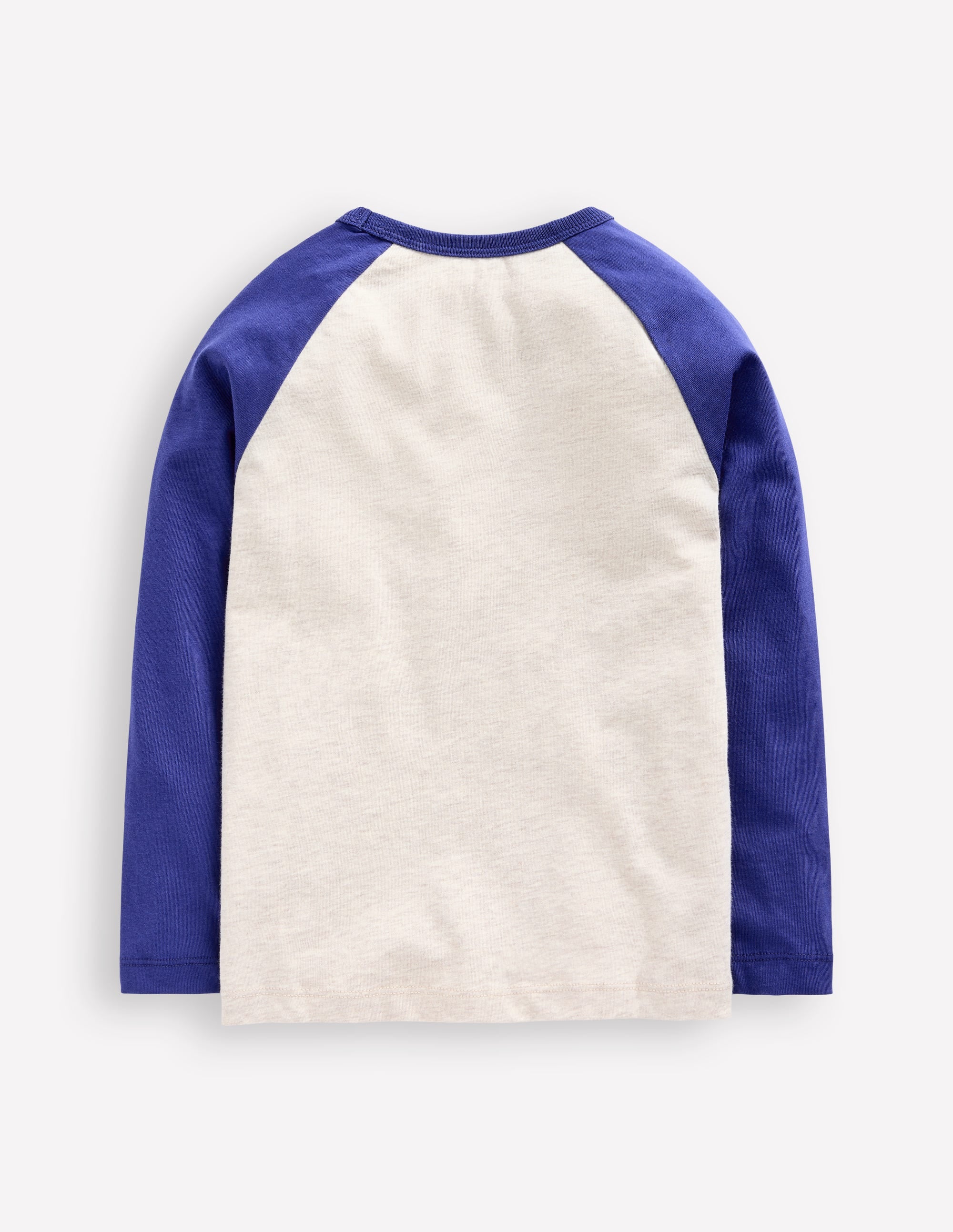 Glow In The Dark Raglan-Oatmeal Marl Rocket - Image 2
