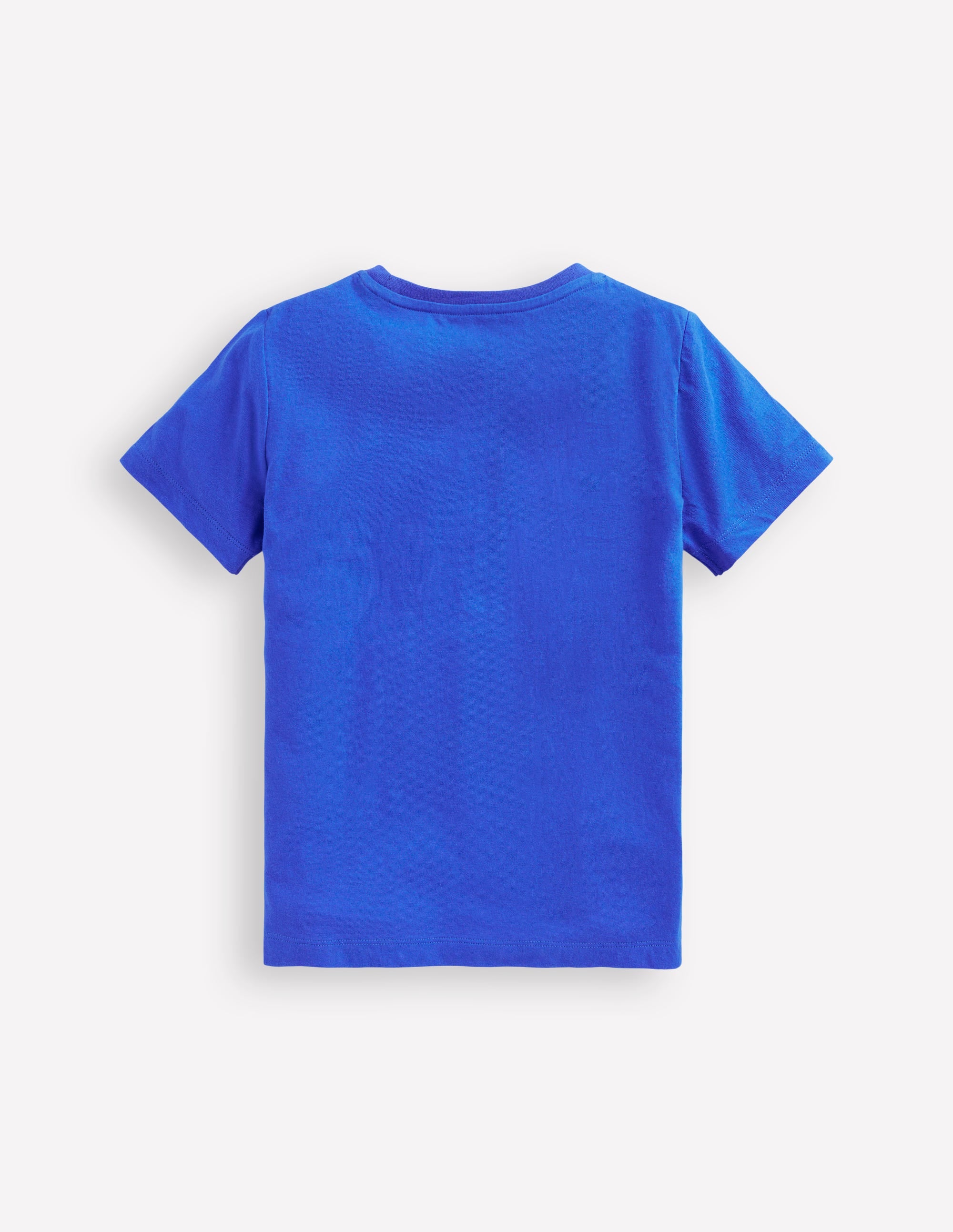 Short Sleeve Bouclé T-shirt-Kingfisher Blue Space - Image 2