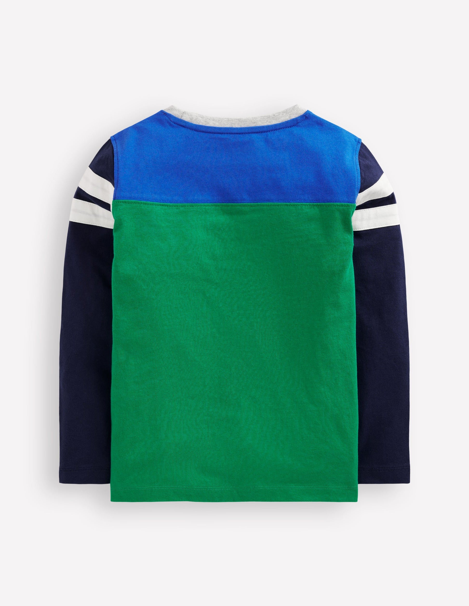 Colourblock T-Shirt-Sapling Green Colourblock-2