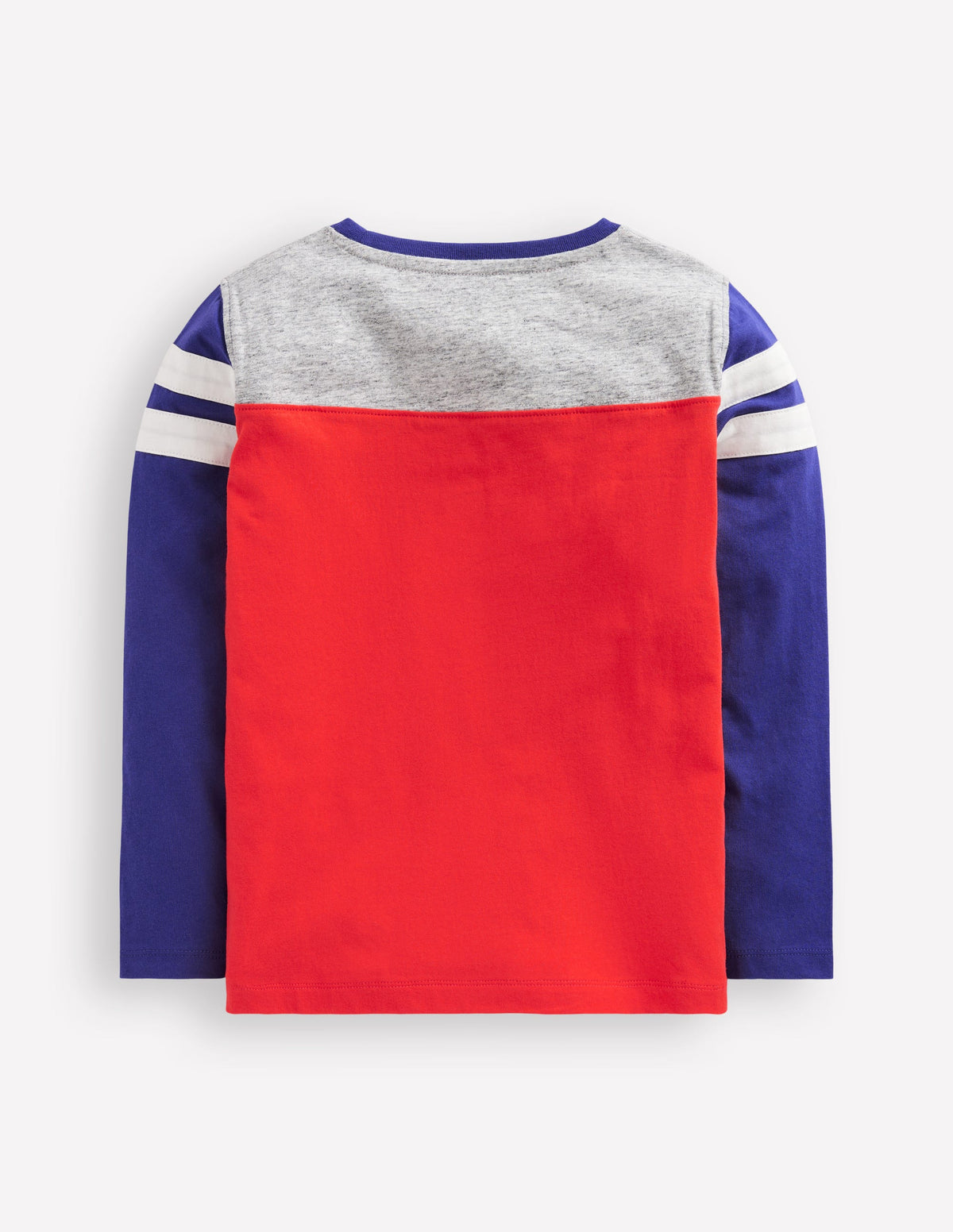 Colourblock T-Shirt-Poppy Red Colourblock-2