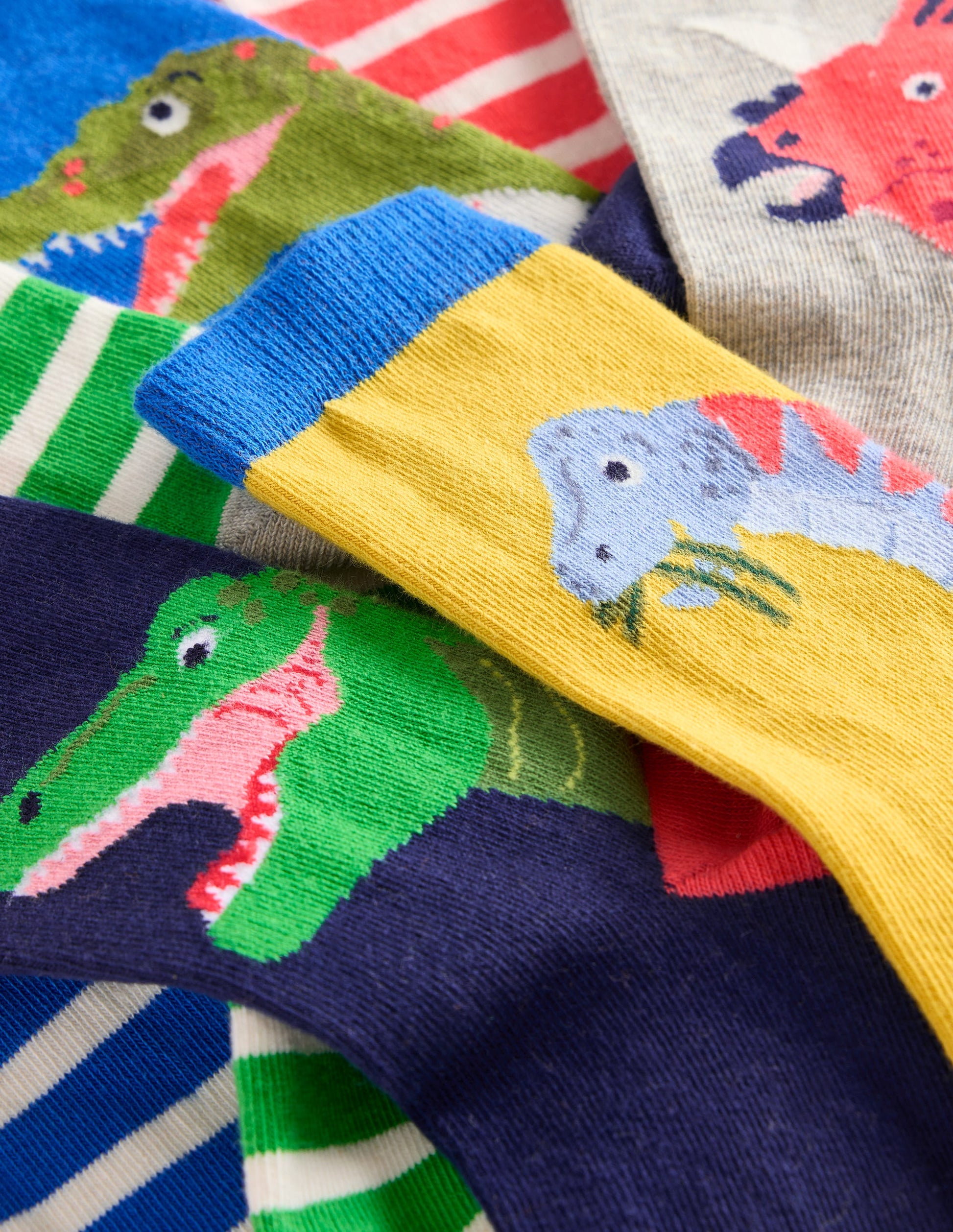 7-pack Socks-Multi Dinosaurs-2