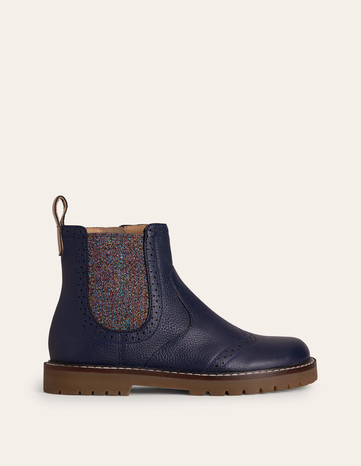 Leather Chelsea Boots-French Navy-1