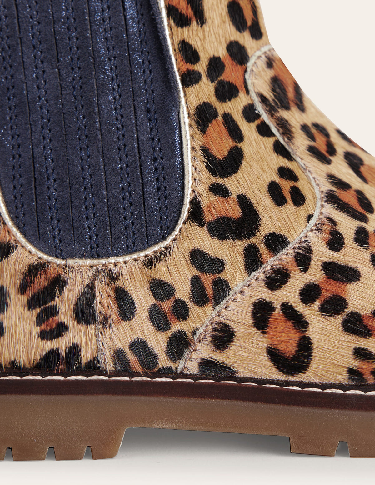 Leather Chelsea Boots-Hair on Hide Leopard - Image 2